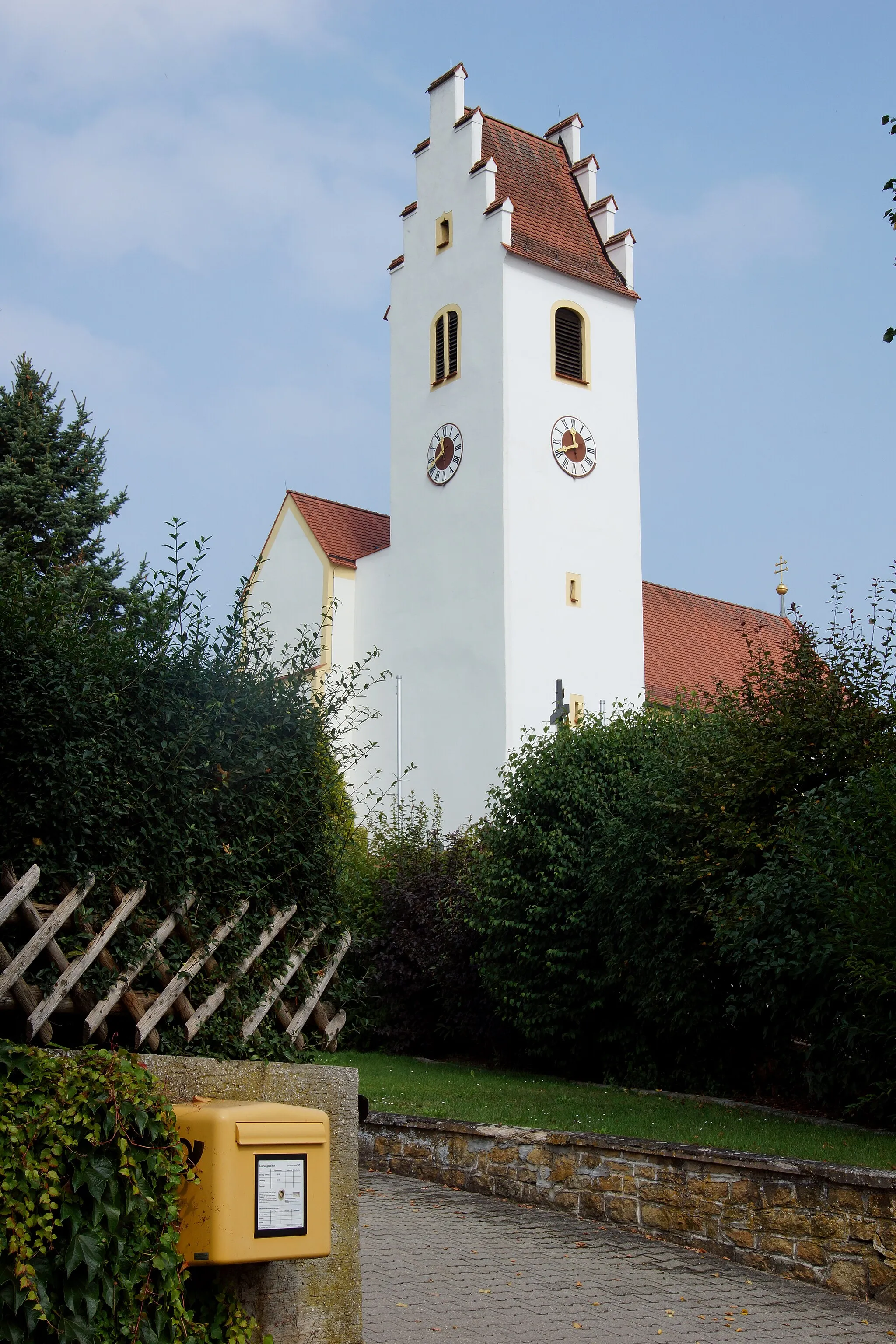 Photo showing: Die katholische Filialkirche in Untersanding bei Regensburg