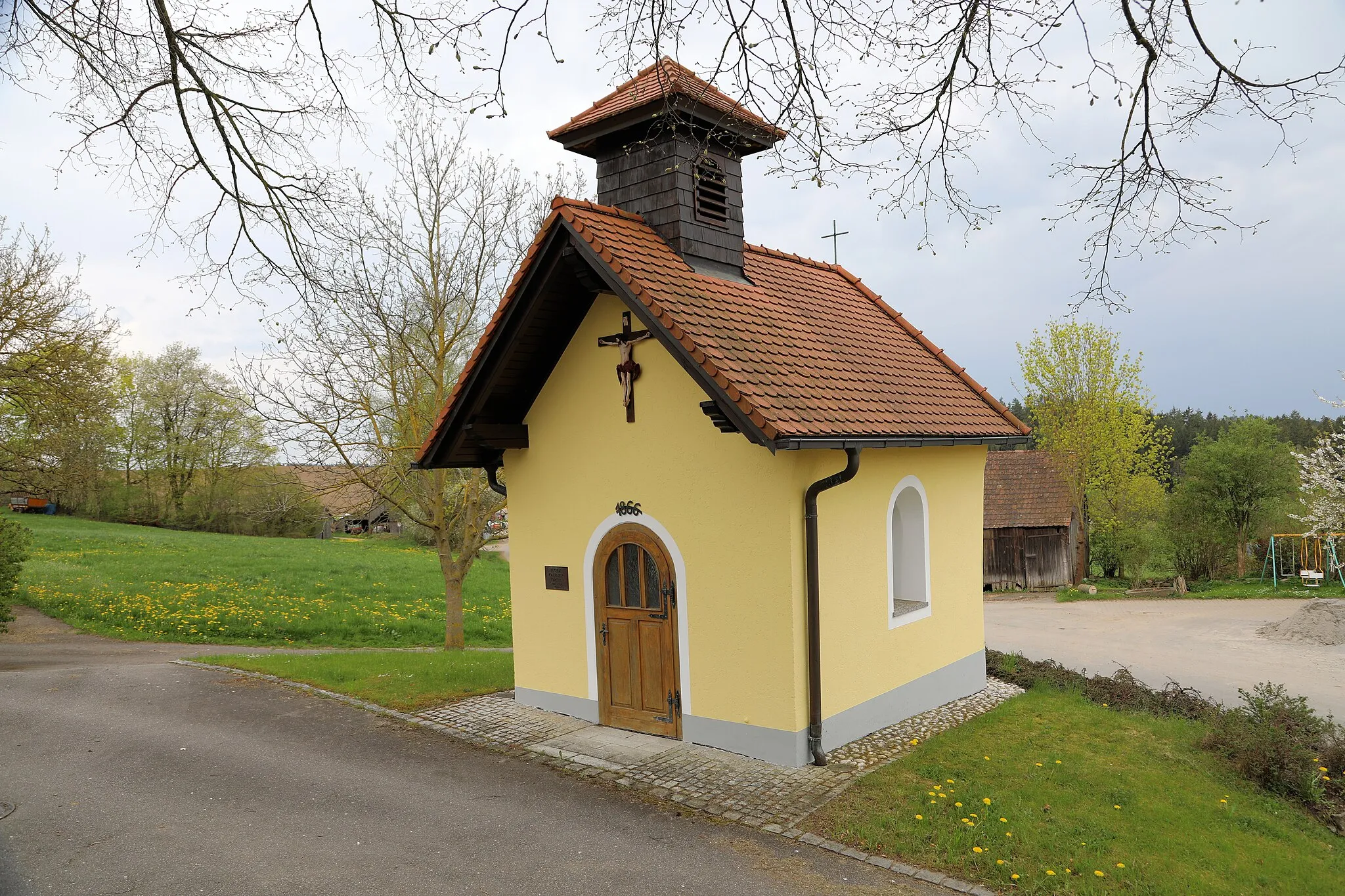 Photo showing: Bischof von Anzer Kapelle in Weinrieth, Markt Tännesberg, Landkreis Neustadt an der Waldnaab, Oberpfalz, Bayern