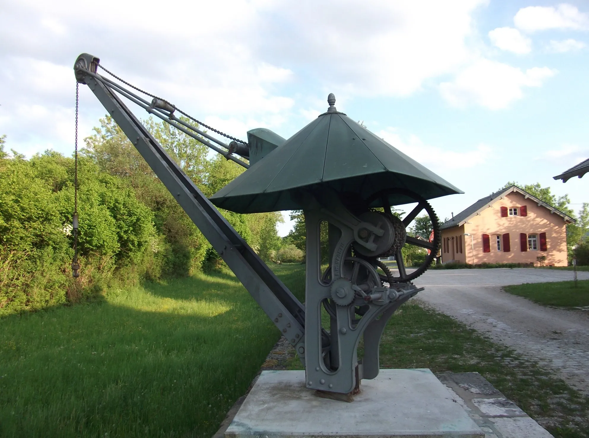 Photo showing: Kran am Ludwigskanal-Hafen Beilngries