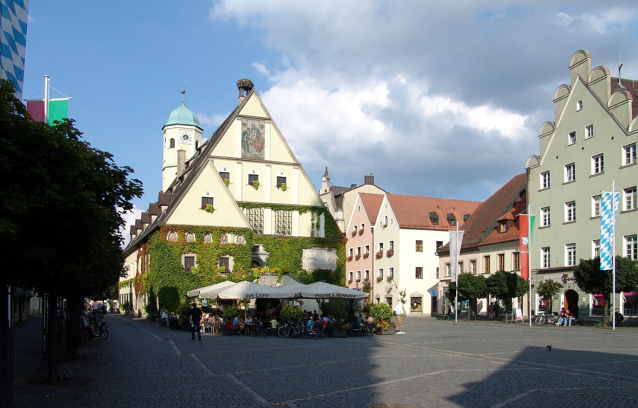 Photo showing: Oberer Markt, Altes Rathaus in Weiden i.d.Opf.