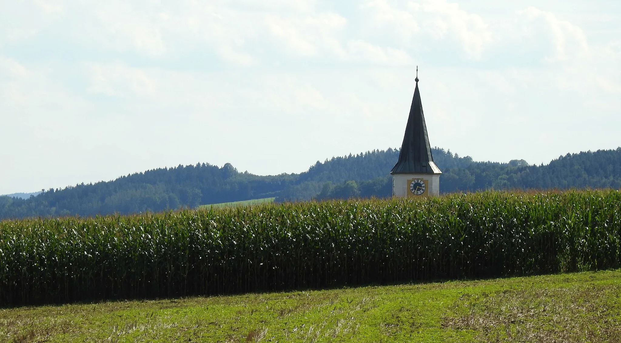 Photo showing: Kirchturm von Gleißenberg, Lkr.. Cham