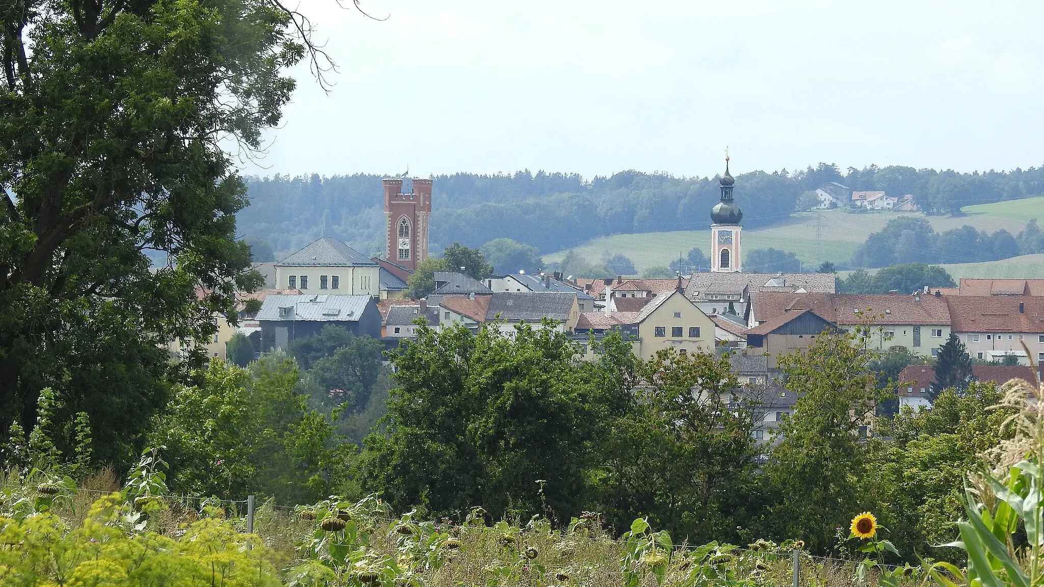 Photo showing: Furth im Wald von Osten