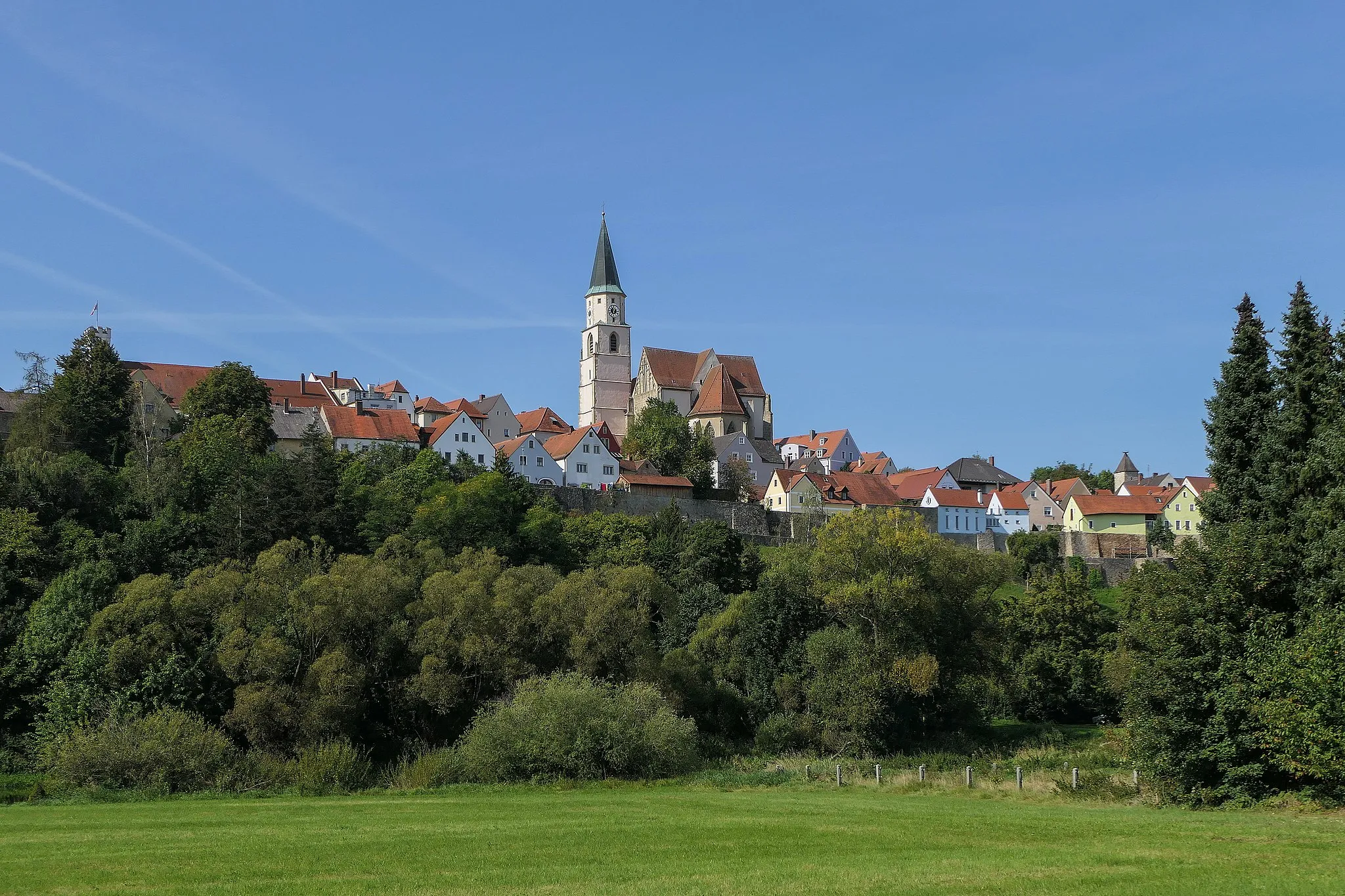 Photo showing: The upper gate in Nabburg from the northwest