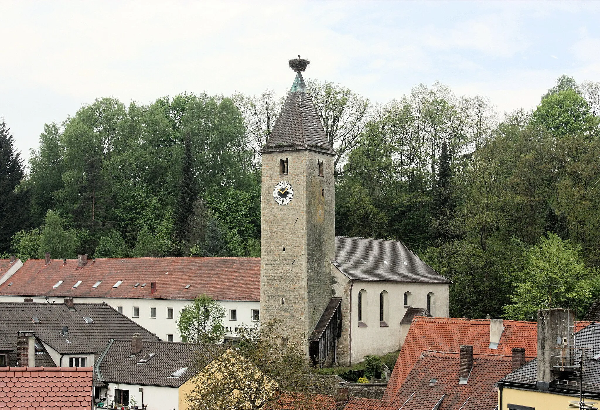 Photo showing: St. John the Baptist parish church in Naabburg