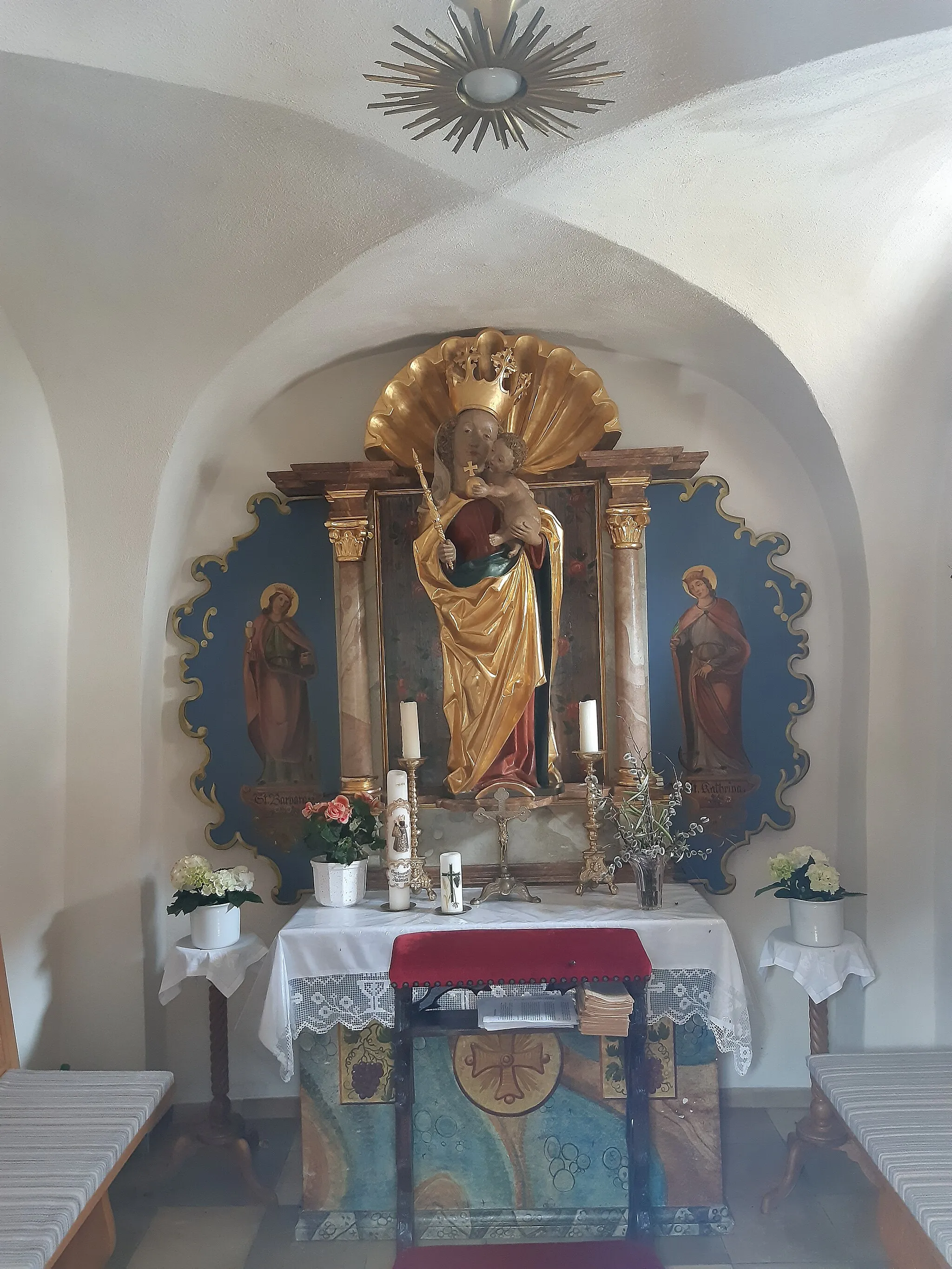 Photo showing: Altar in Kapelle in Sitzambuch, Schnaittenbach