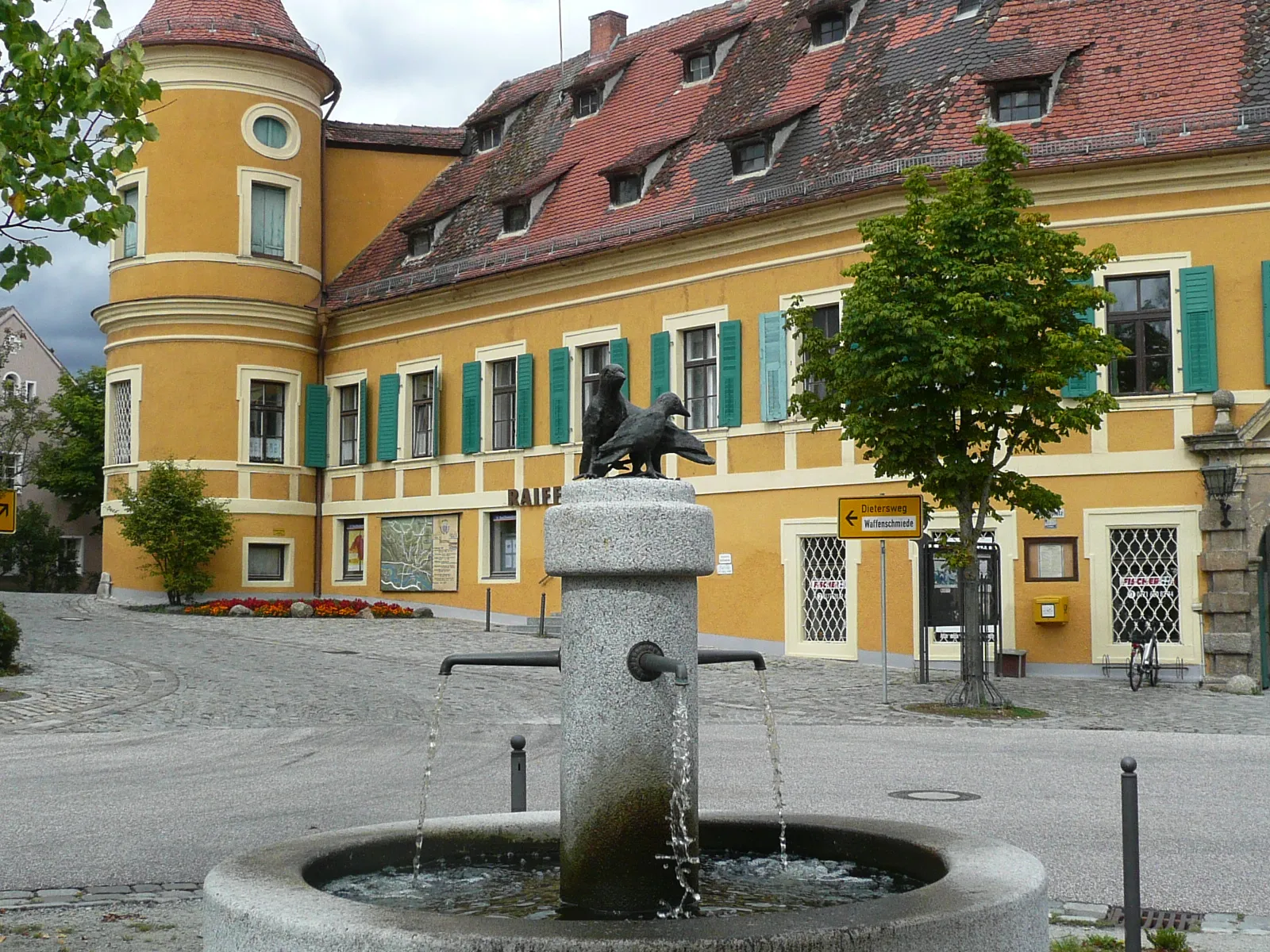 Photo showing: Private Castle in Wiesent main place