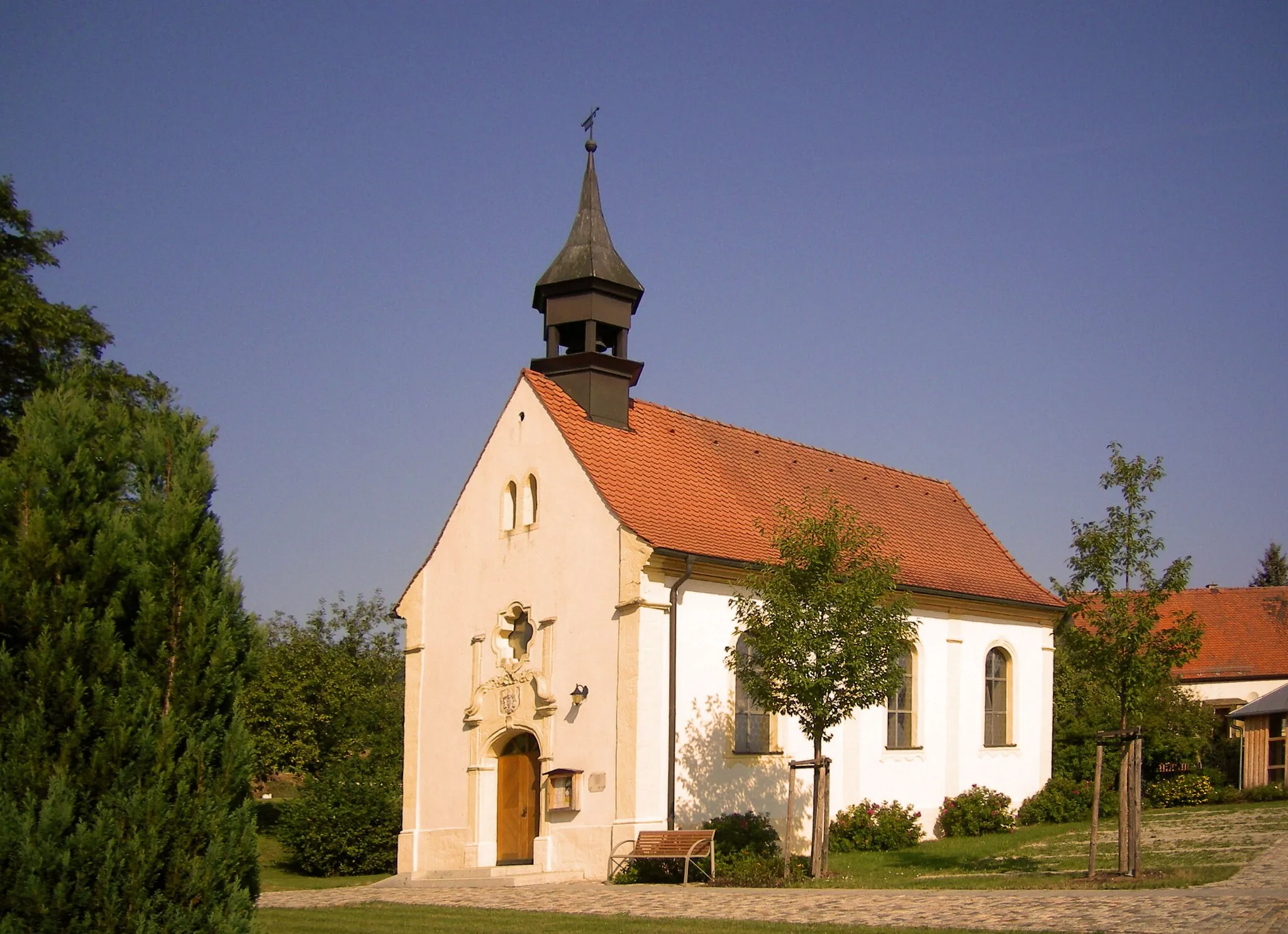 Photo showing: Sinnleithen: Katholische Schlosskirche "Christus am Ölberg"