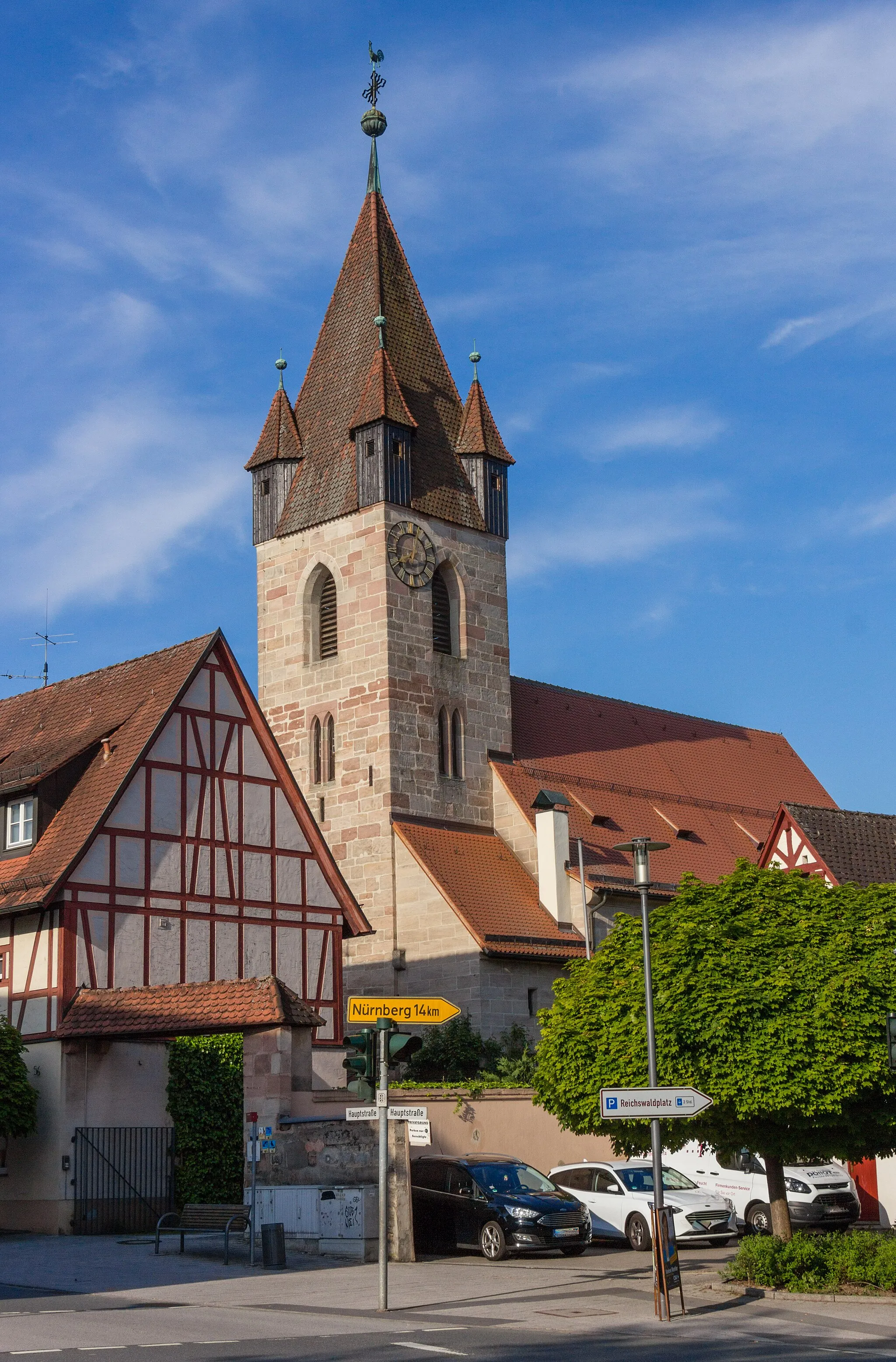 Photo showing: Kirche, Jakobskirche, Feucht