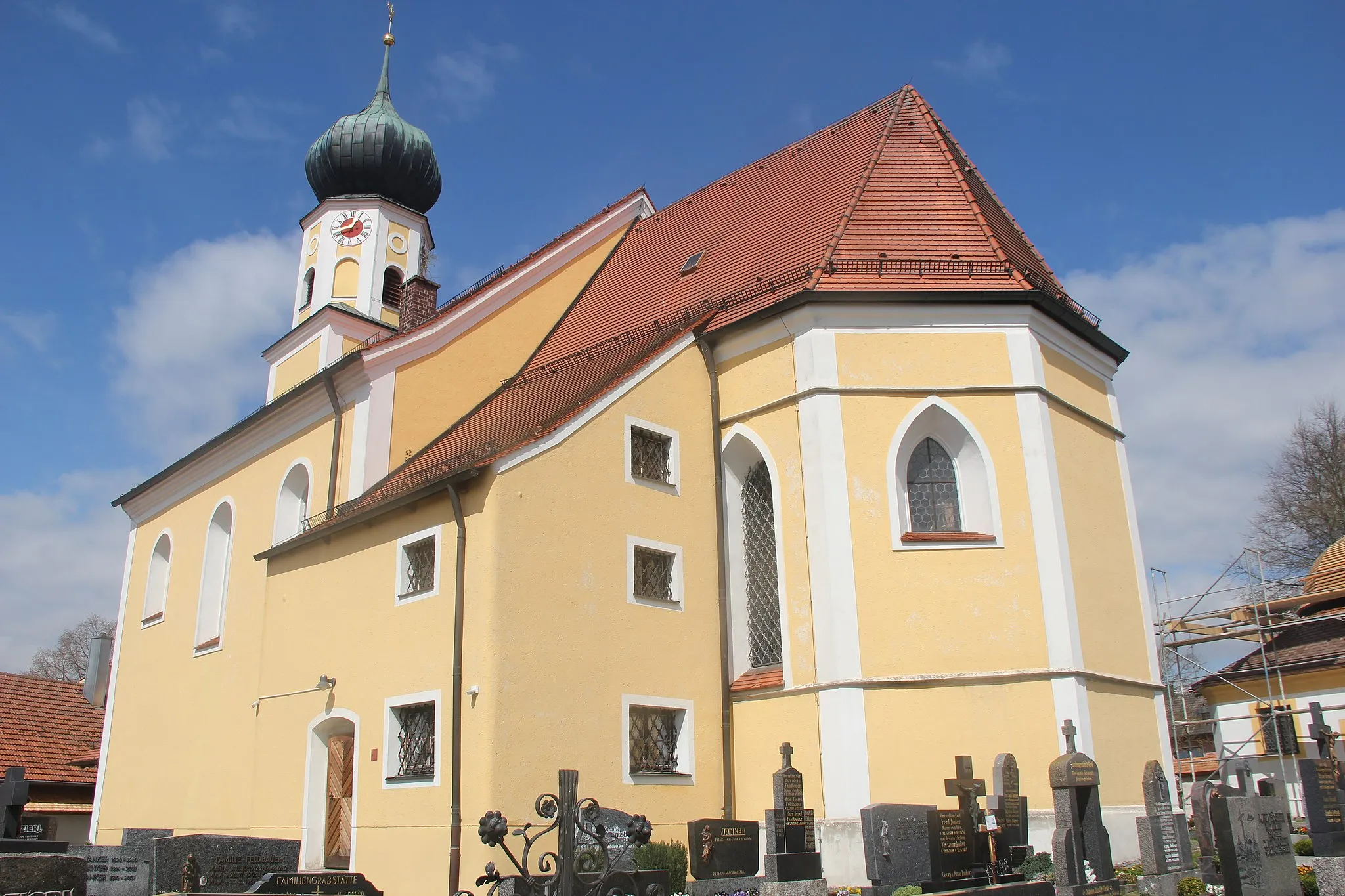 Photo showing: Rokokokirche St. Valentin in Arrach