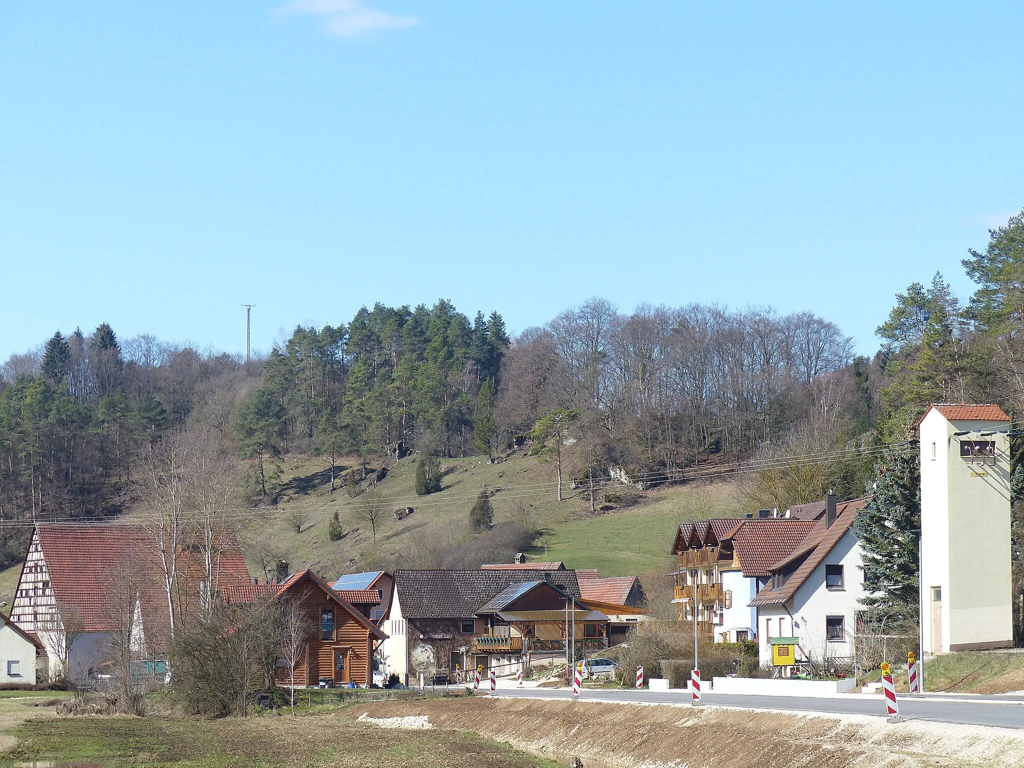 Photo showing: The village Lehendorf, a district of the municipality of Etzelwang