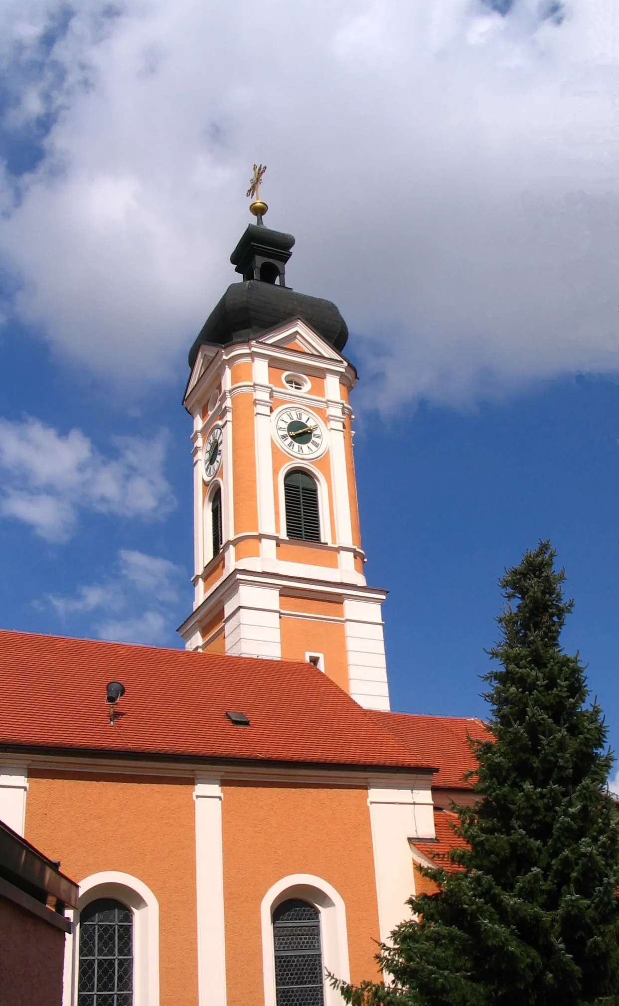 Photo showing: Kath Pfarrkirche St. Georg in Painten, Landkreis Kelheim, Niederbayern