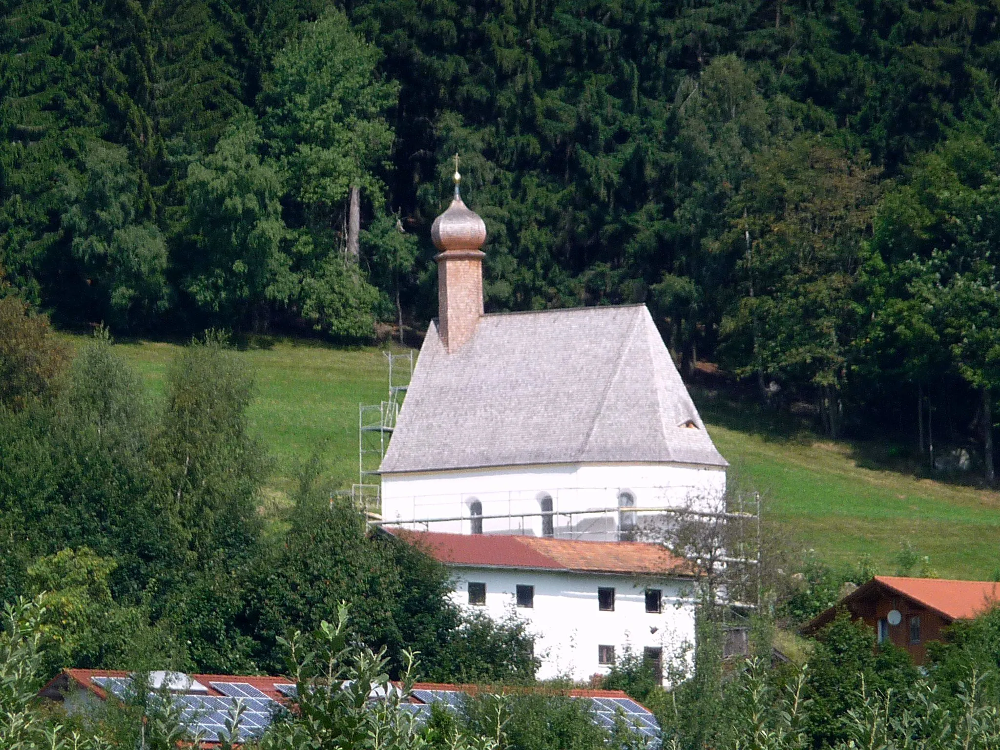 Photo showing: Die Kapelle St. Leonhard in Sankt Englmar