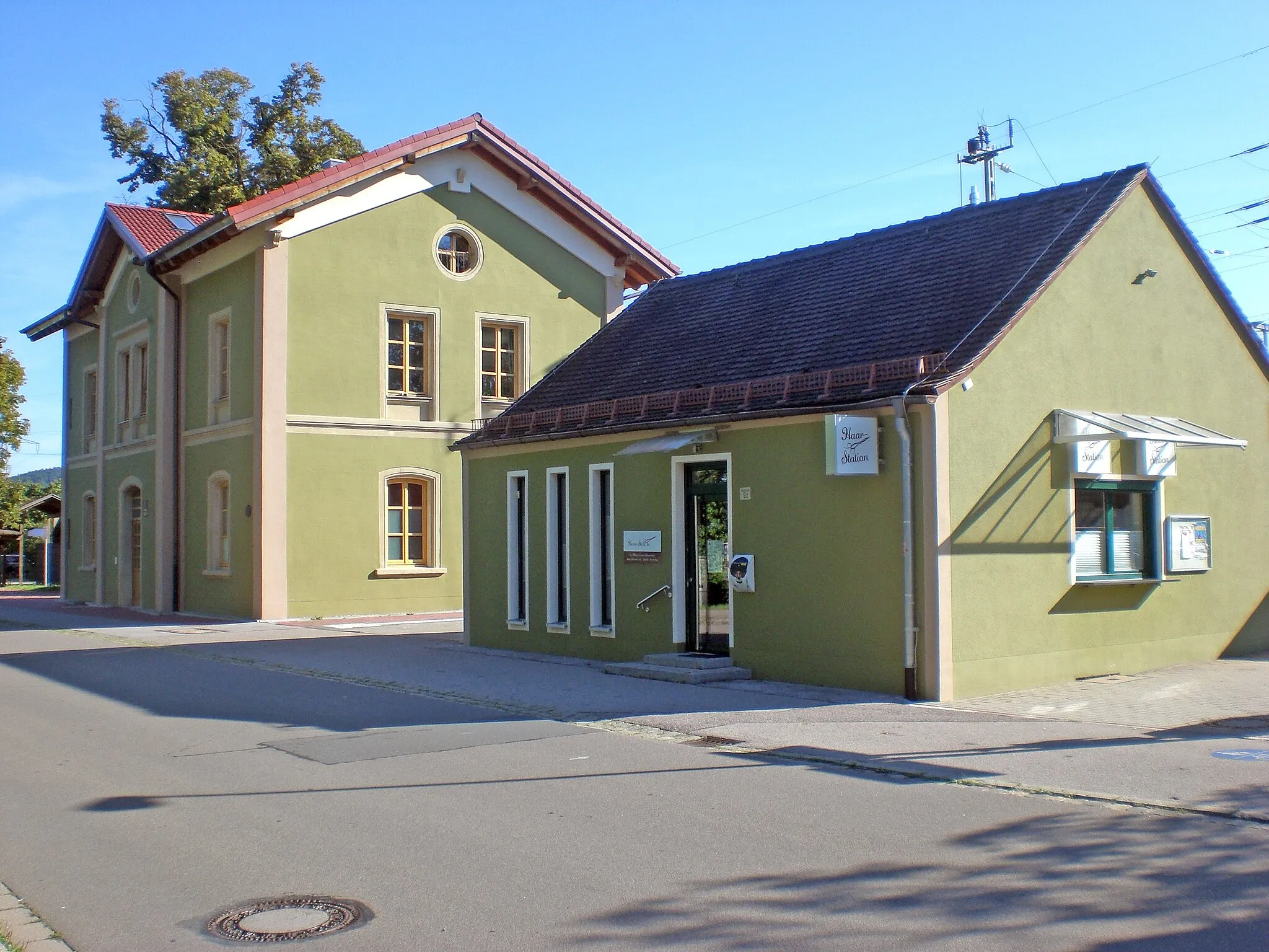 Photo showing: Bahnhof Postbauer