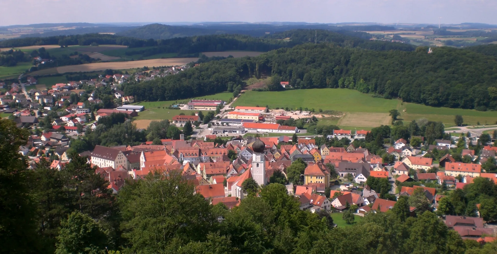 Photo showing: Blick auf Velburg
