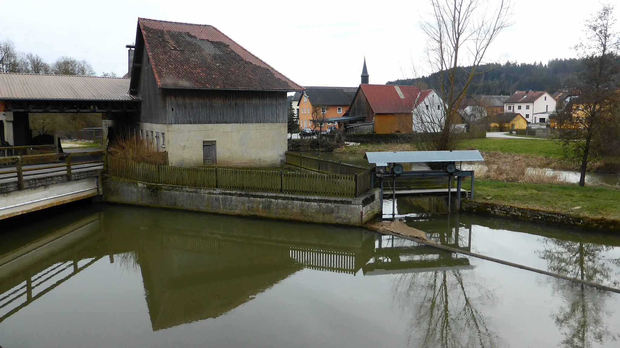 Photo showing: Kleinwasserkraftanlage in Wolfsbach