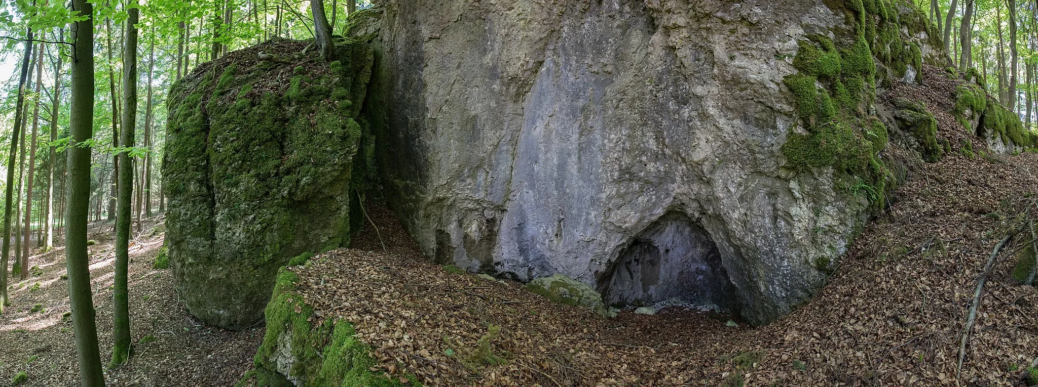 Photo showing: Naturdenkmal Bettelküche bei der Ortschaft Troßalter