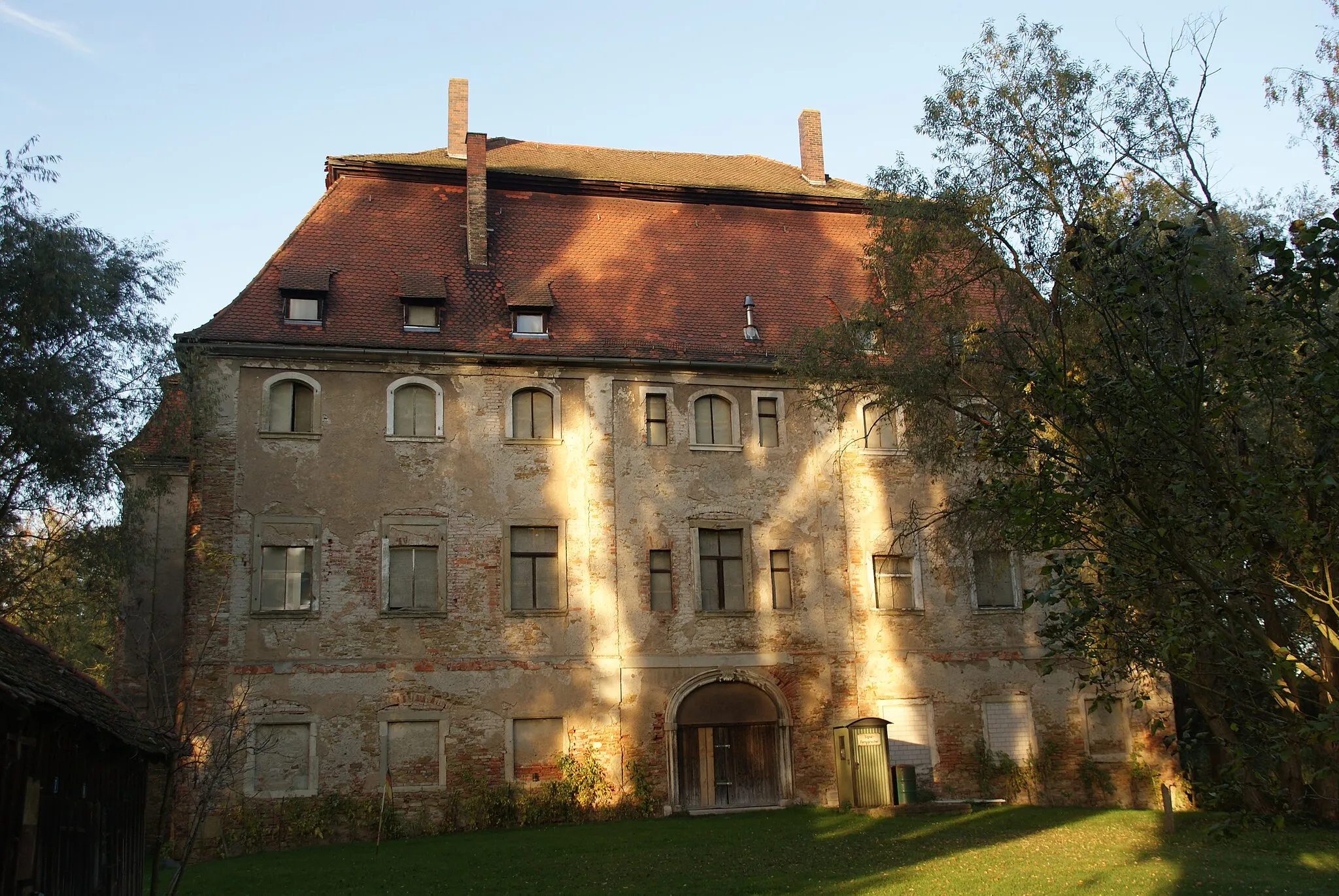 Photo showing: Schloss Pürkelgut in Regensburg - Westfassade