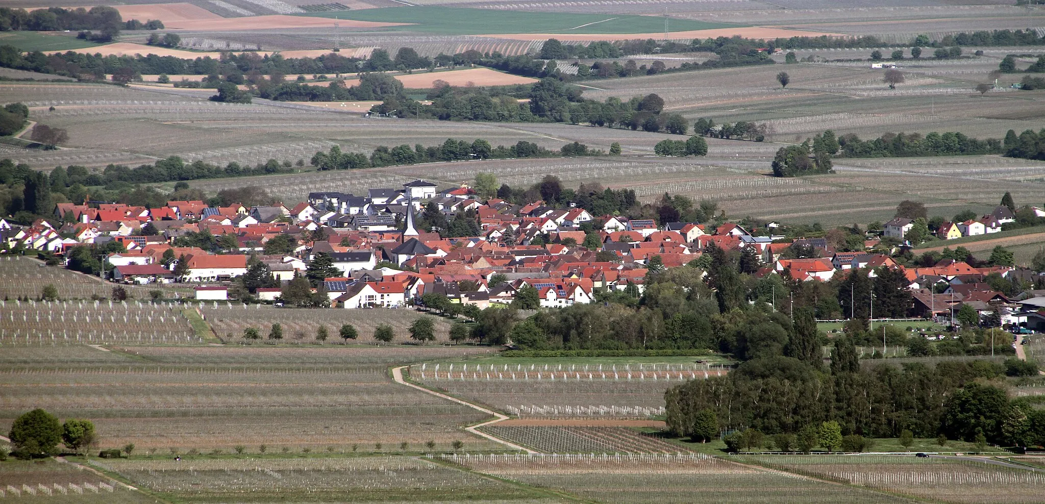 Photo showing: Aussicht von St.-Anna-Kapelle (Burrweiler)‎