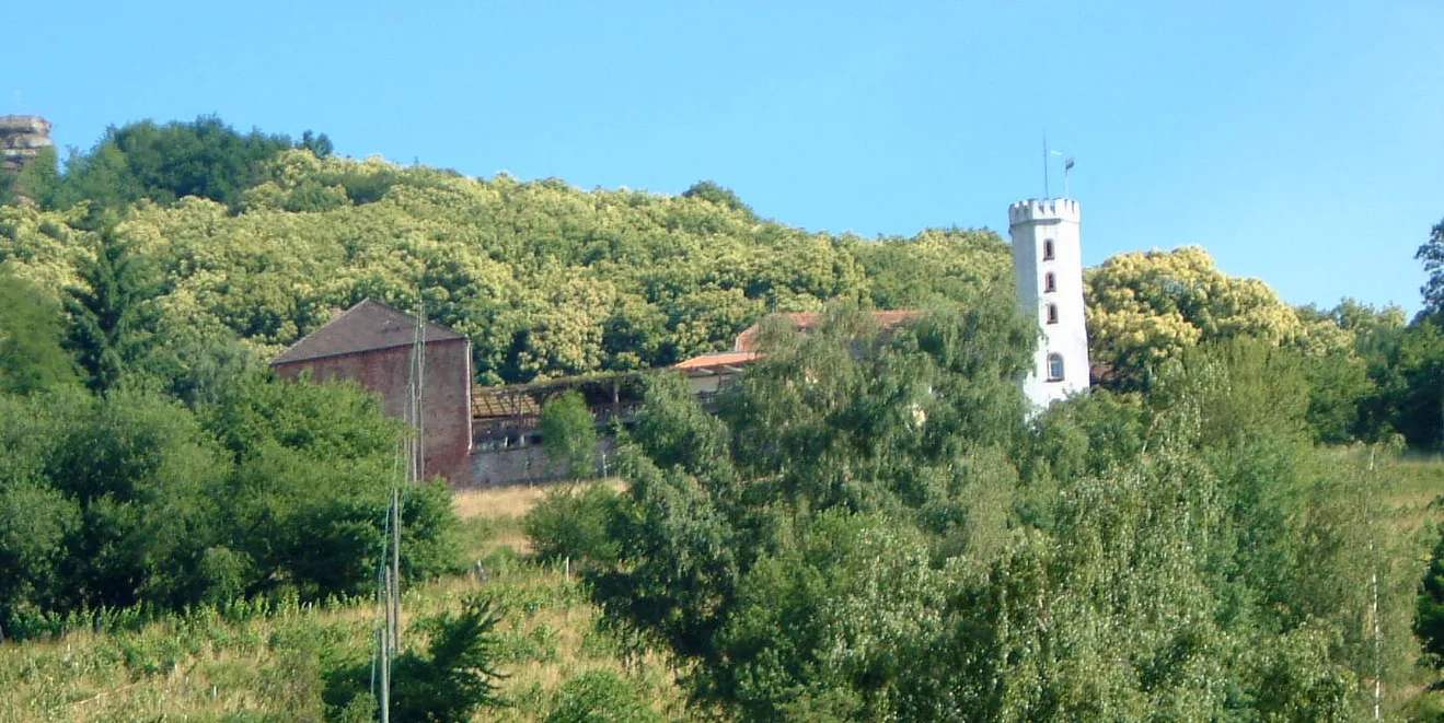 Photo showing: Slevogthof Neukastel von der Gemeinde Leinsweiler aus