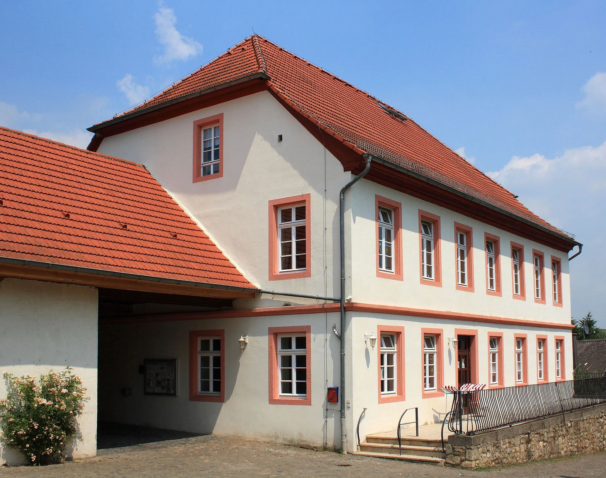 Photo showing: Stadecken-Elsheim, ehemaliges Rathaus in Stadecken
