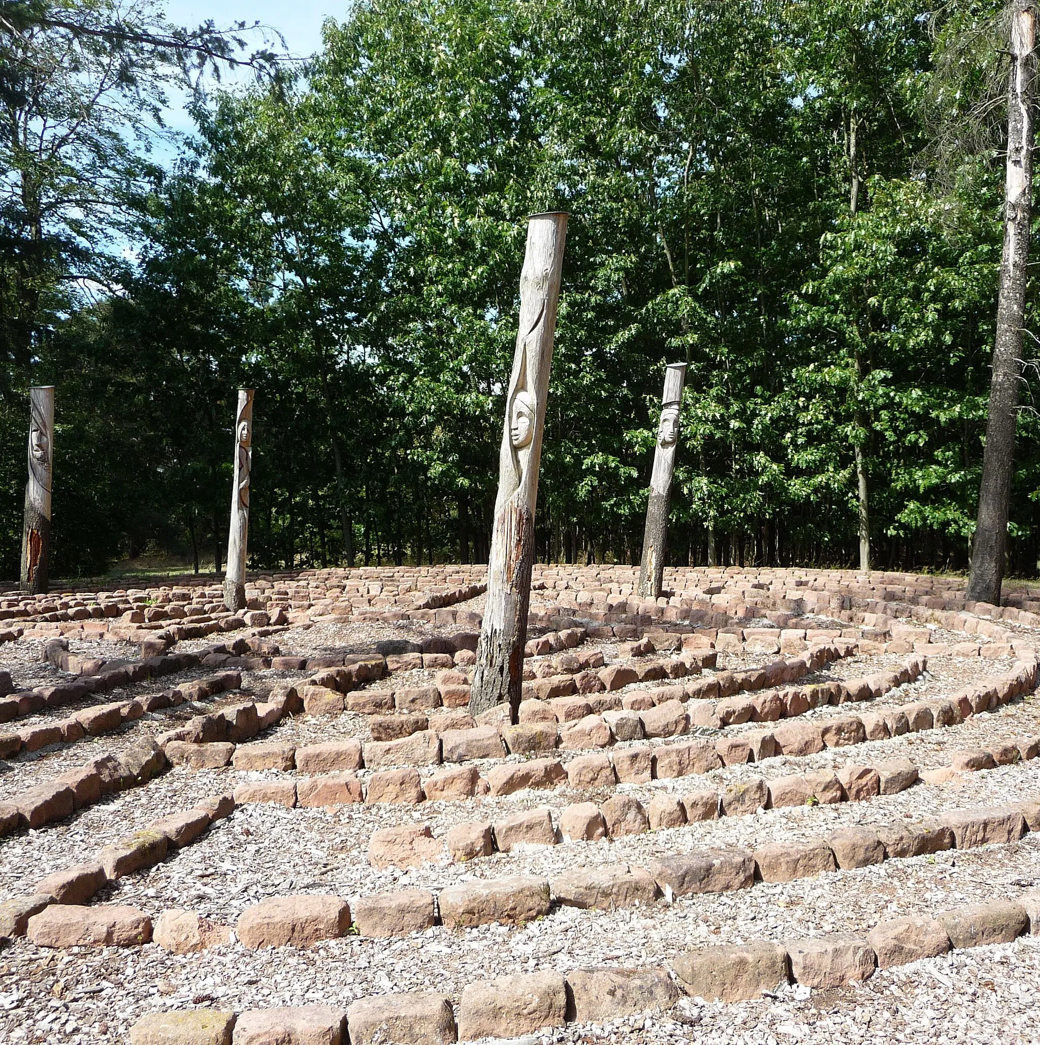 Photo showing: Labyrinth am Lebenspfad