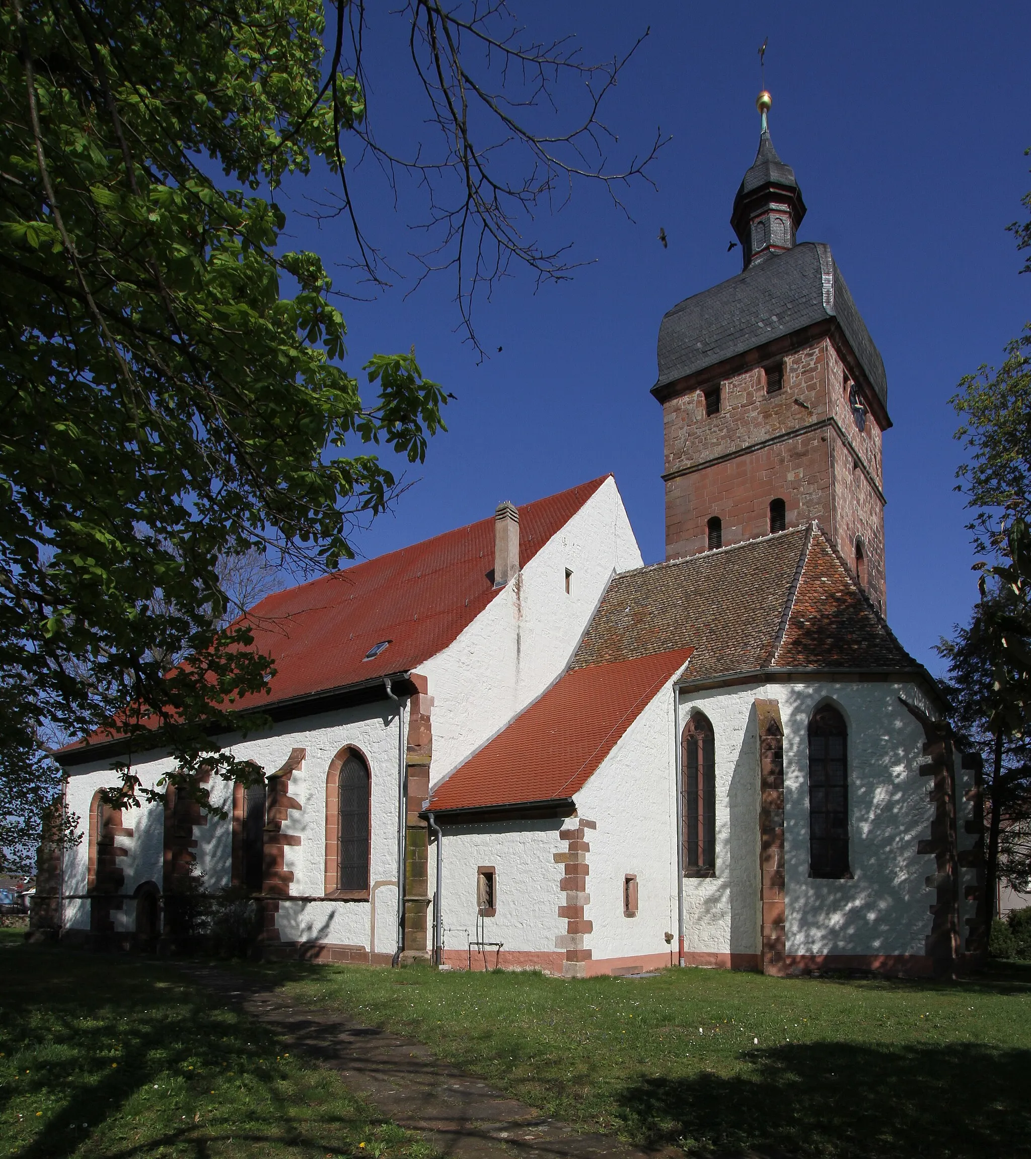 Photo showing: Protestant church in Billigheim.