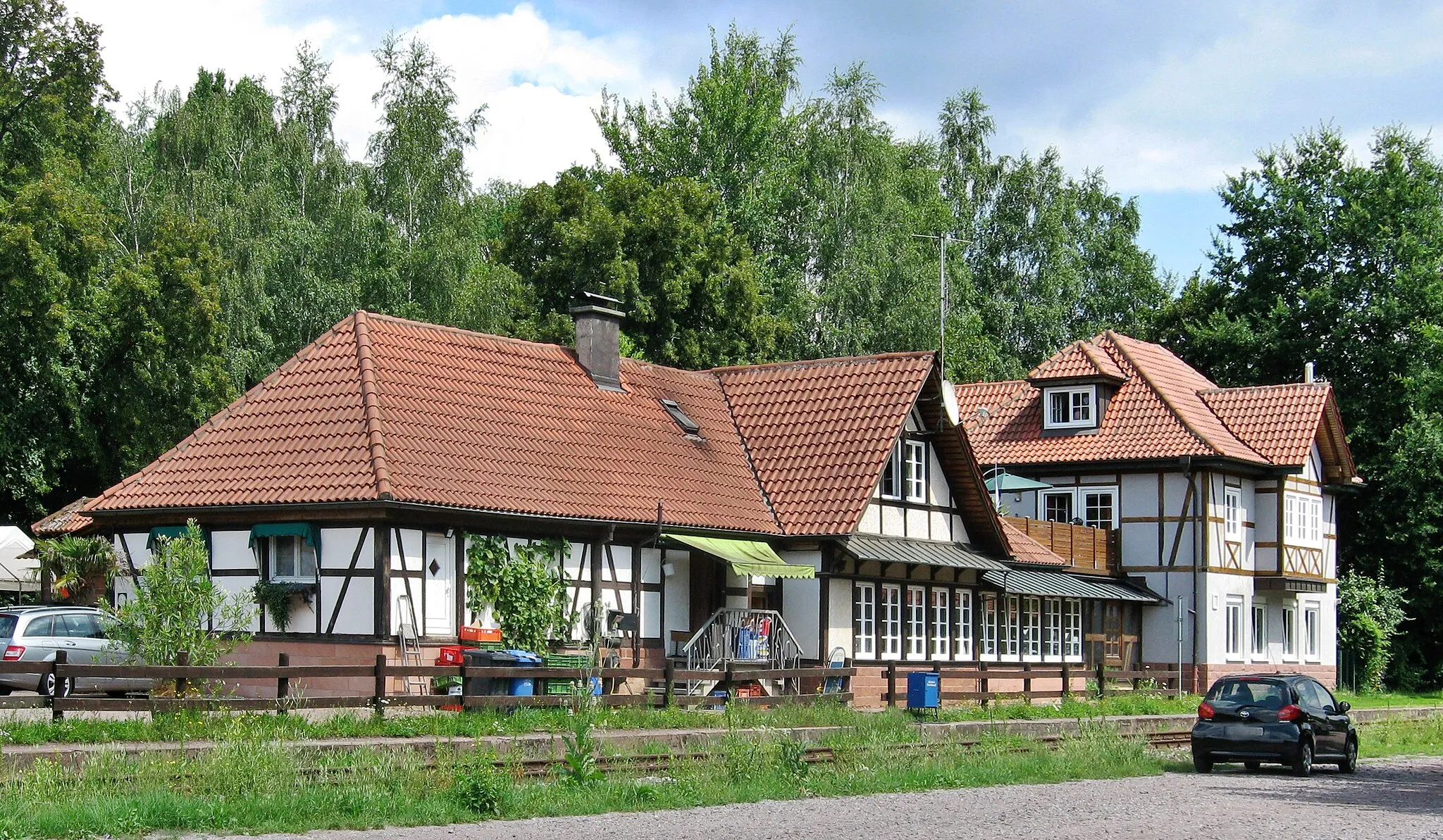 Photo showing: Ehemaliger Bahnhof in Reichenbach