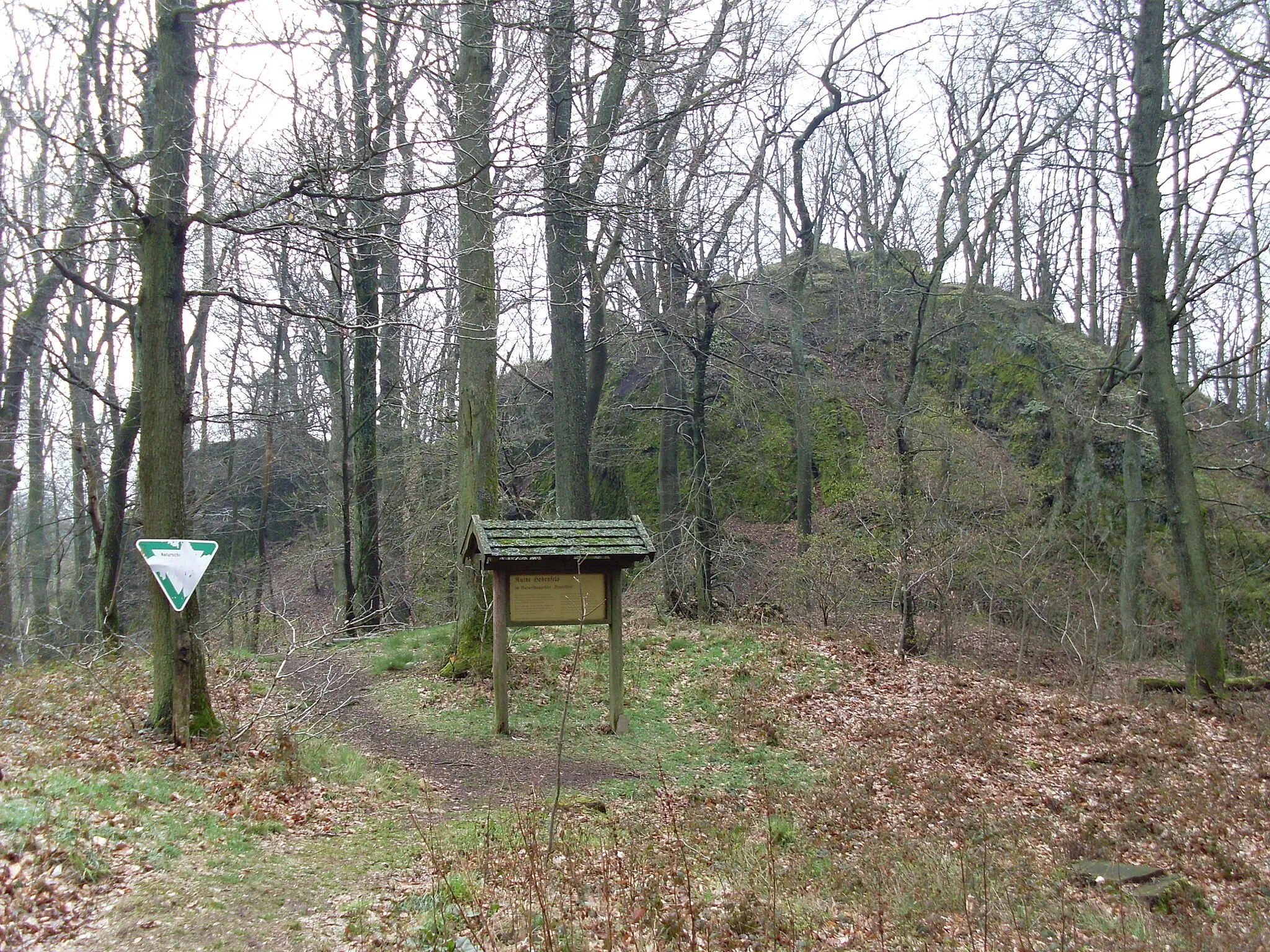 Photo showing: Burgruine Hohenfels Imsbach