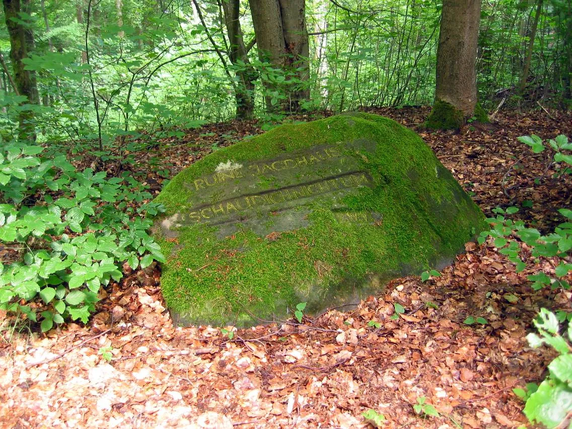 Photo showing: Ritterstein Nummer 270, Ruine Jagdhaus Schaudichnichtum