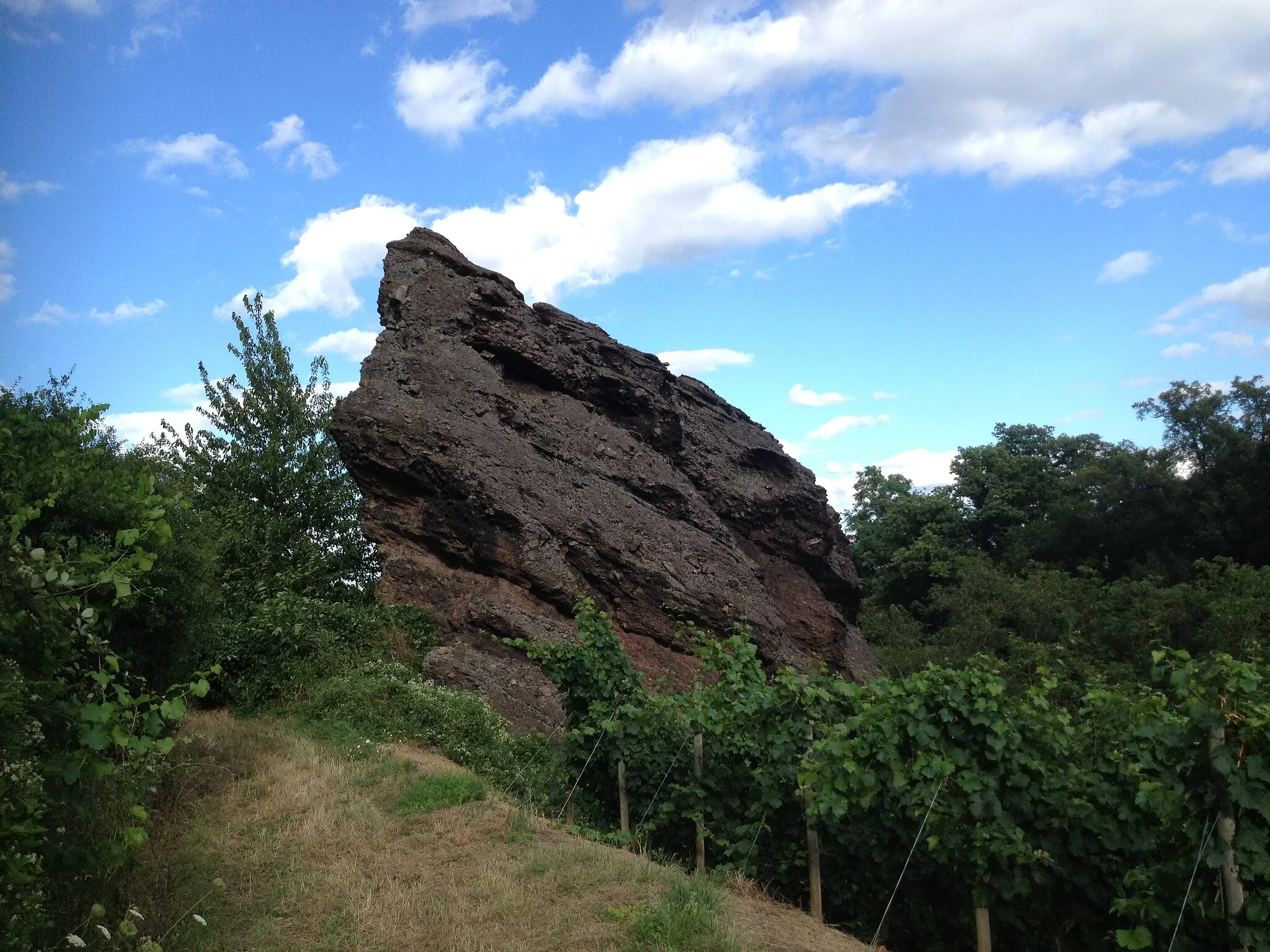 Photo showing: Trollfelsen bei Münster-Sarmsheim im Landkreis Bad Kreuznach in Rheinland-Pfalz.