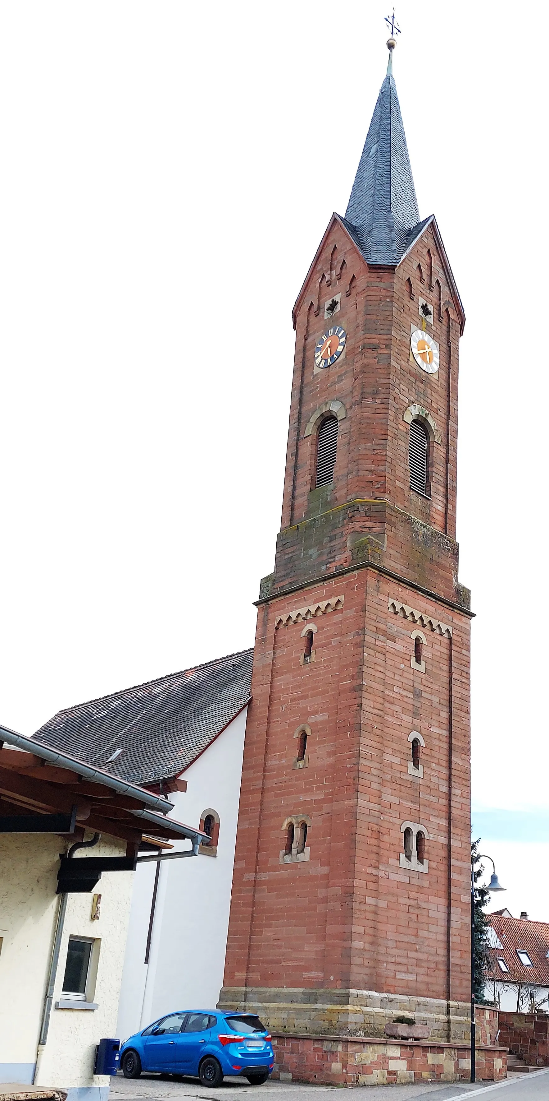 Photo showing: Église protestante (Kapellen-Drusweiler)