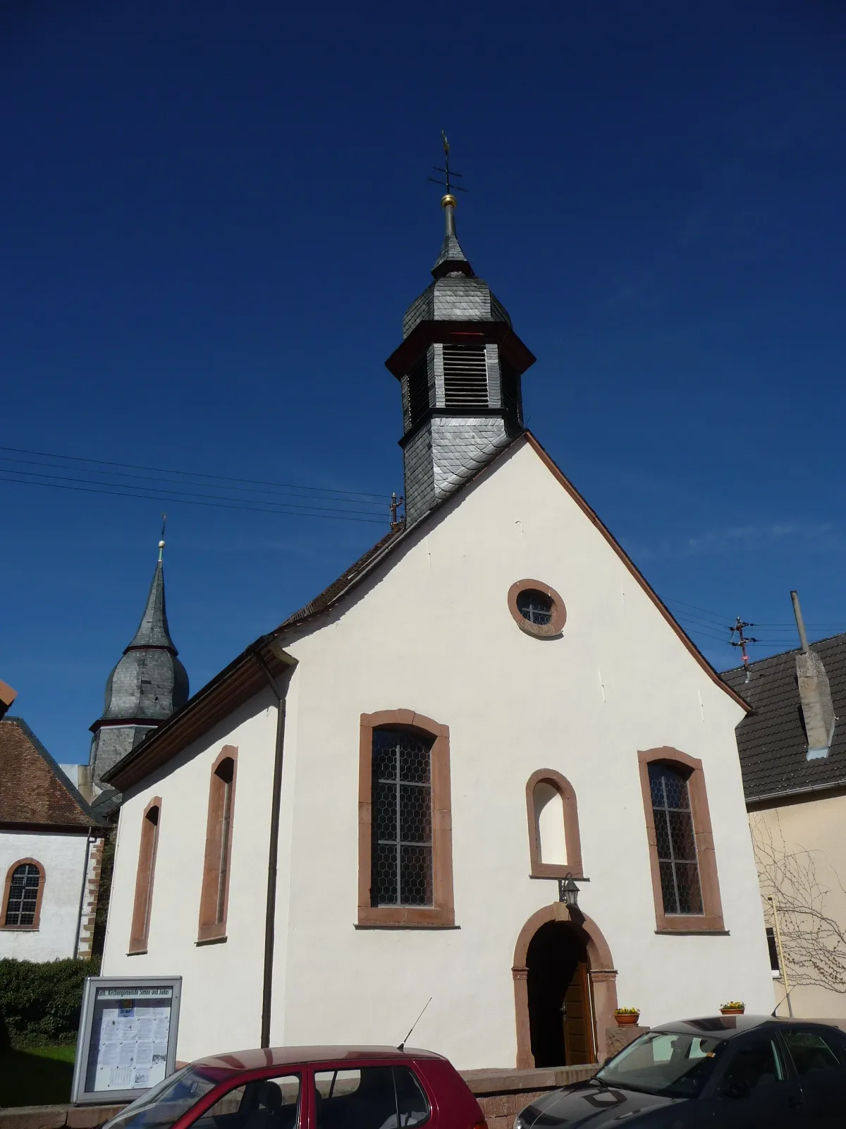 Photo showing: church of Kleinfischlingen in Rhineland-Palatinate, Germany