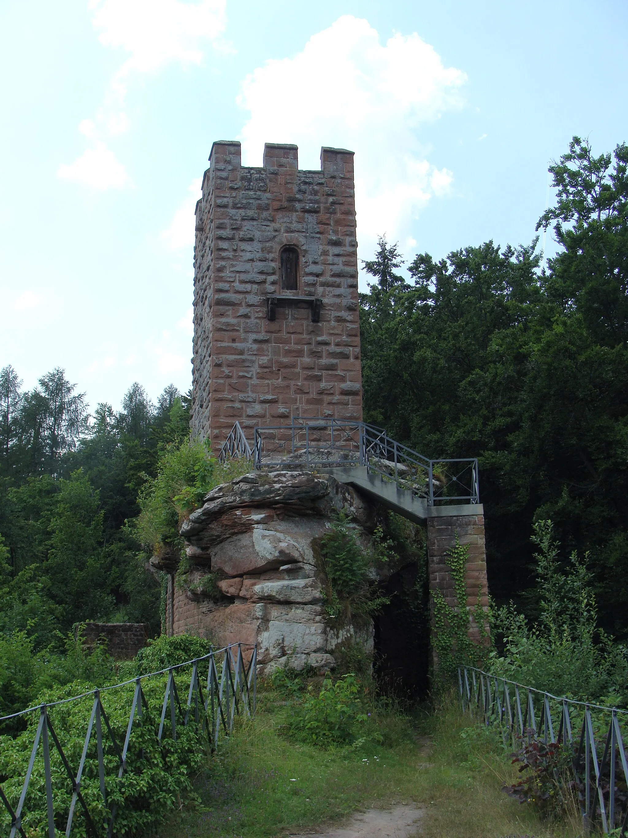 Photo showing: Burg Erfenstein im Speyerbachtal (Pfälzerwald)