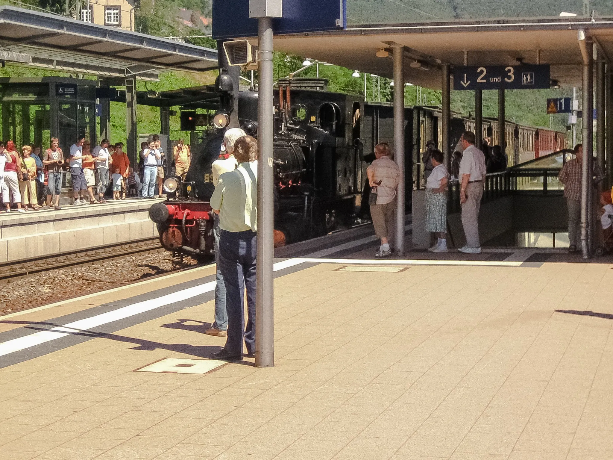 Photo showing: Bahnhof Lambrecht.