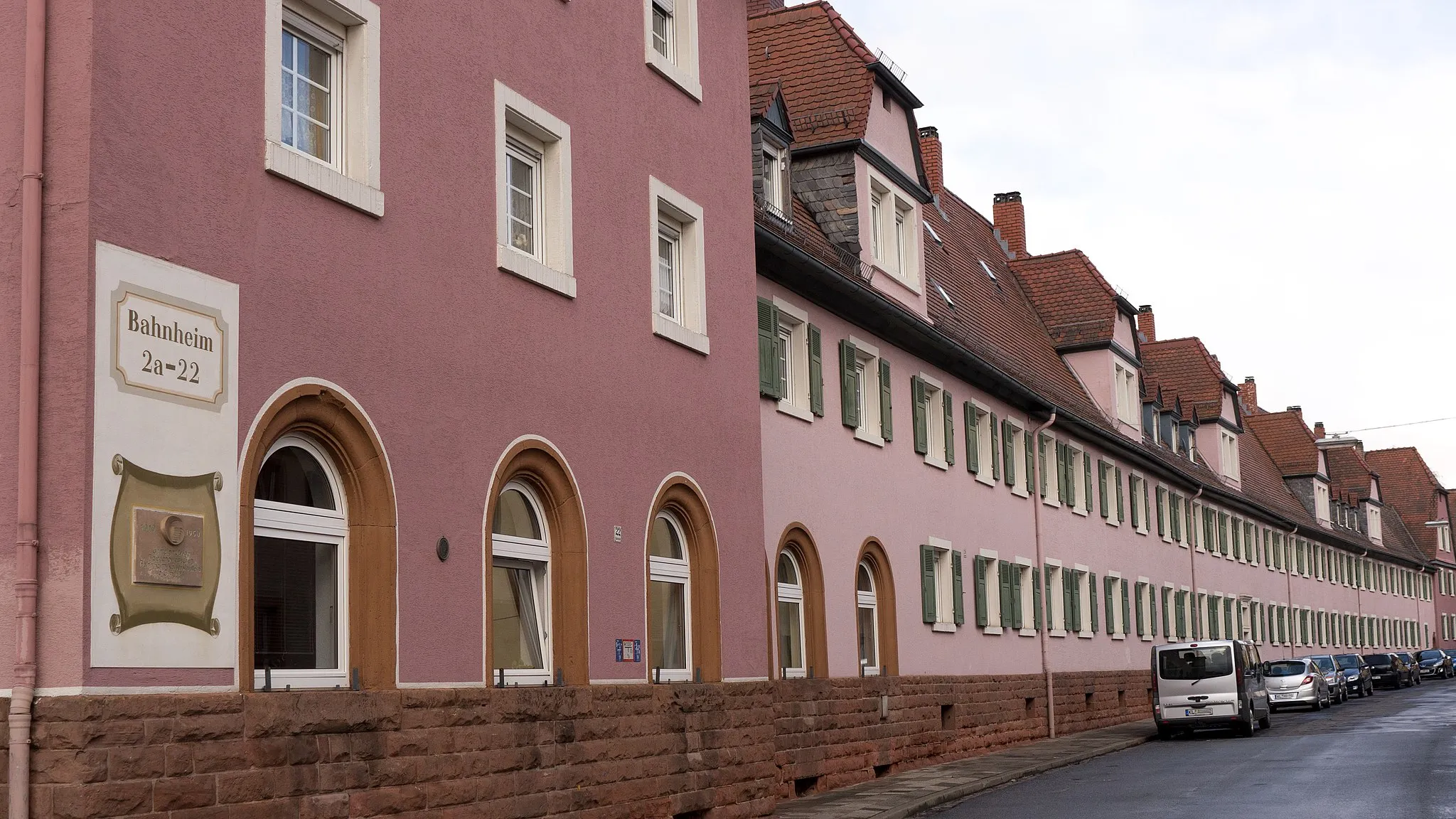 Photo showing: Die Siedlung Bahnheim in Kaiserslautern