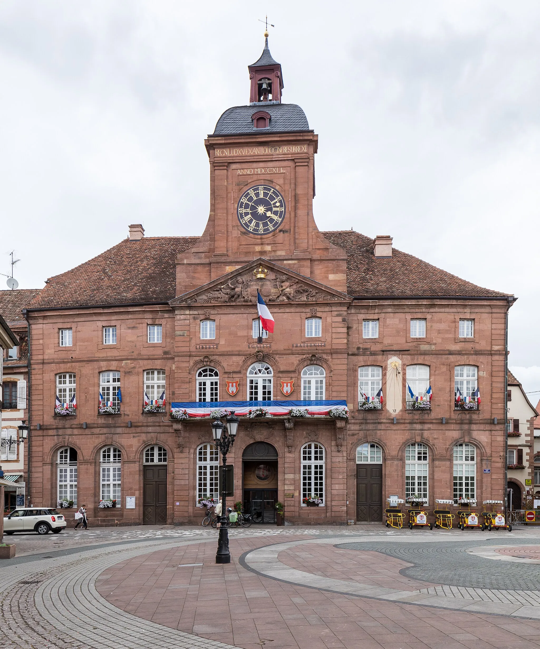 Photo showing: Town hall of Wissembourg (build 1741), Alsace, France