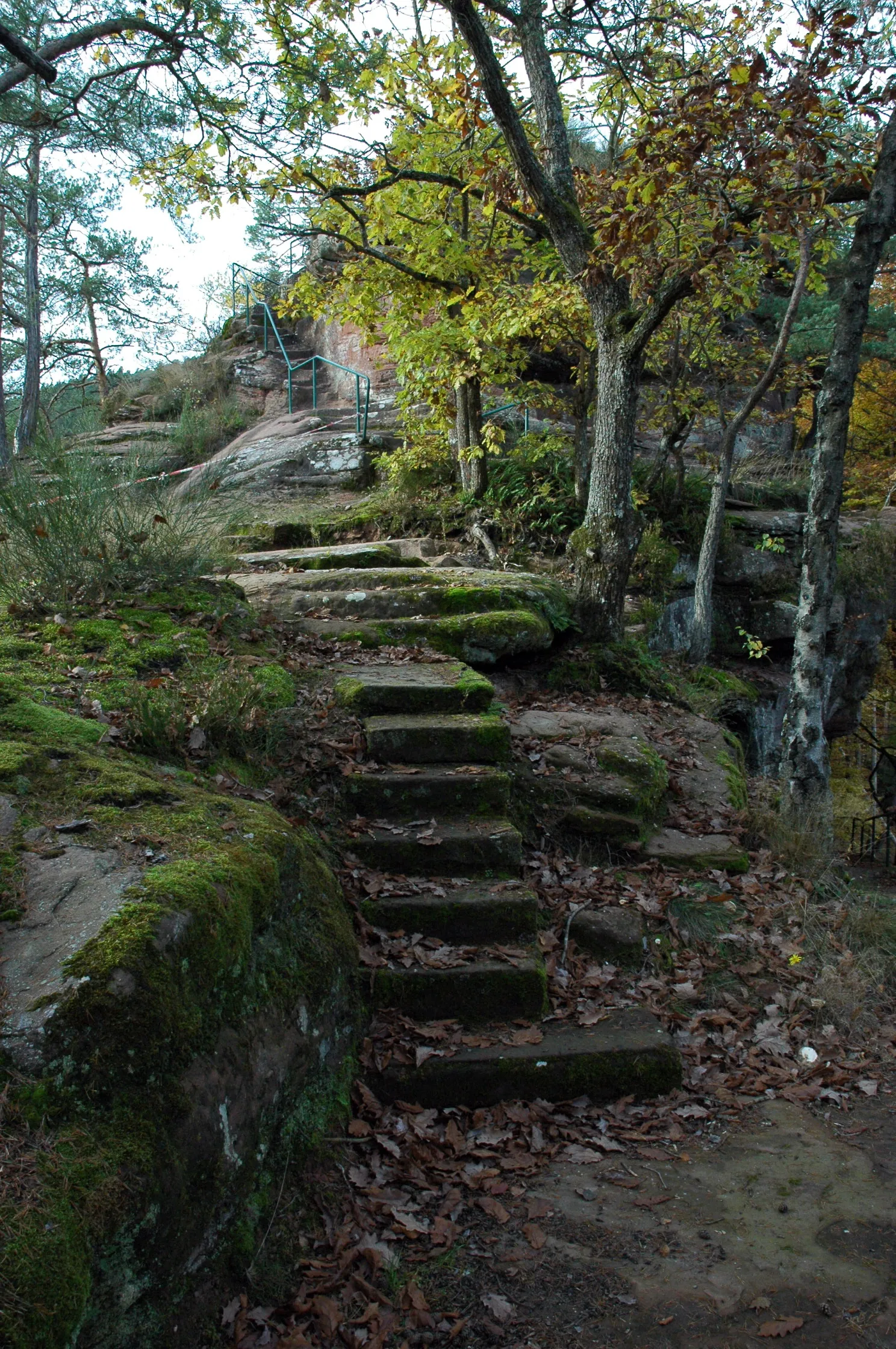 Photo showing: Treppen auf der Wilgartaburg