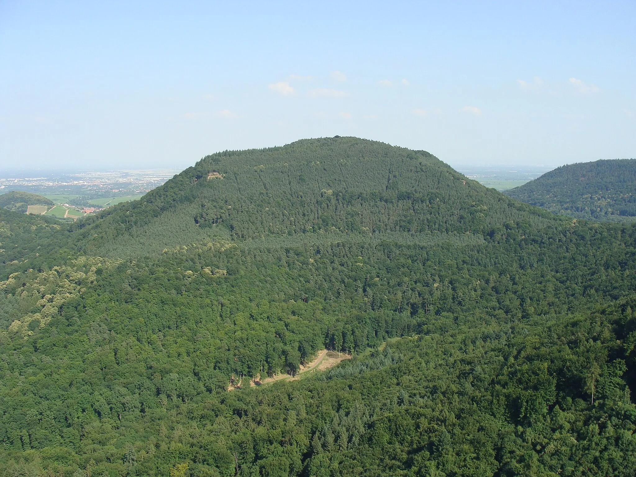 Photo showing: Föhrlenberg (533 m) im Wasgau/Pfälzerwald