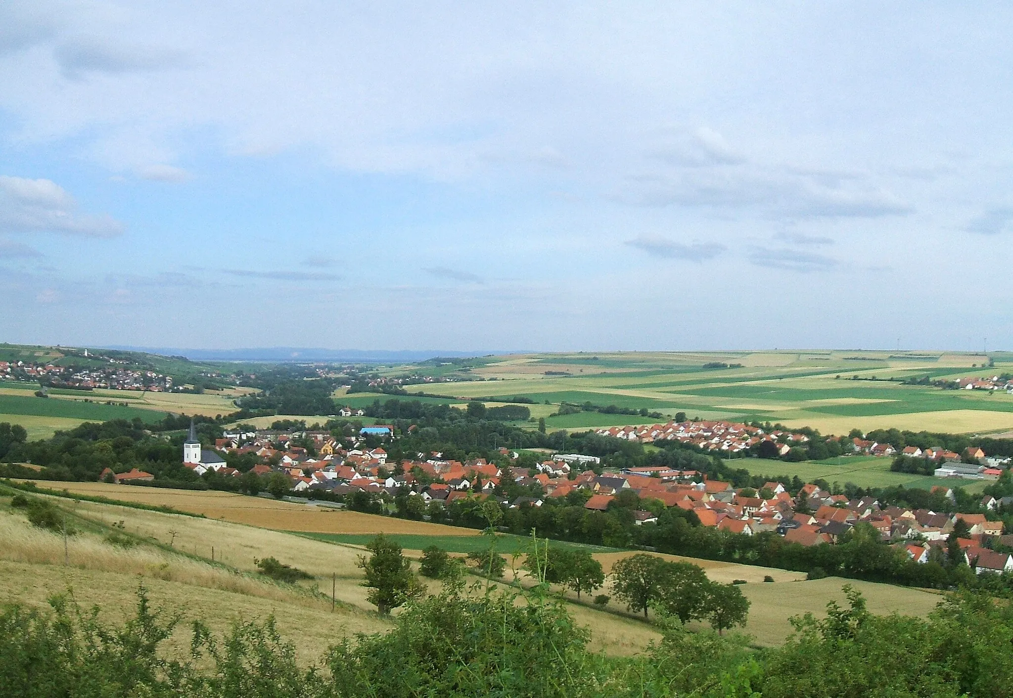 Photo showing: Blick über Albisheim