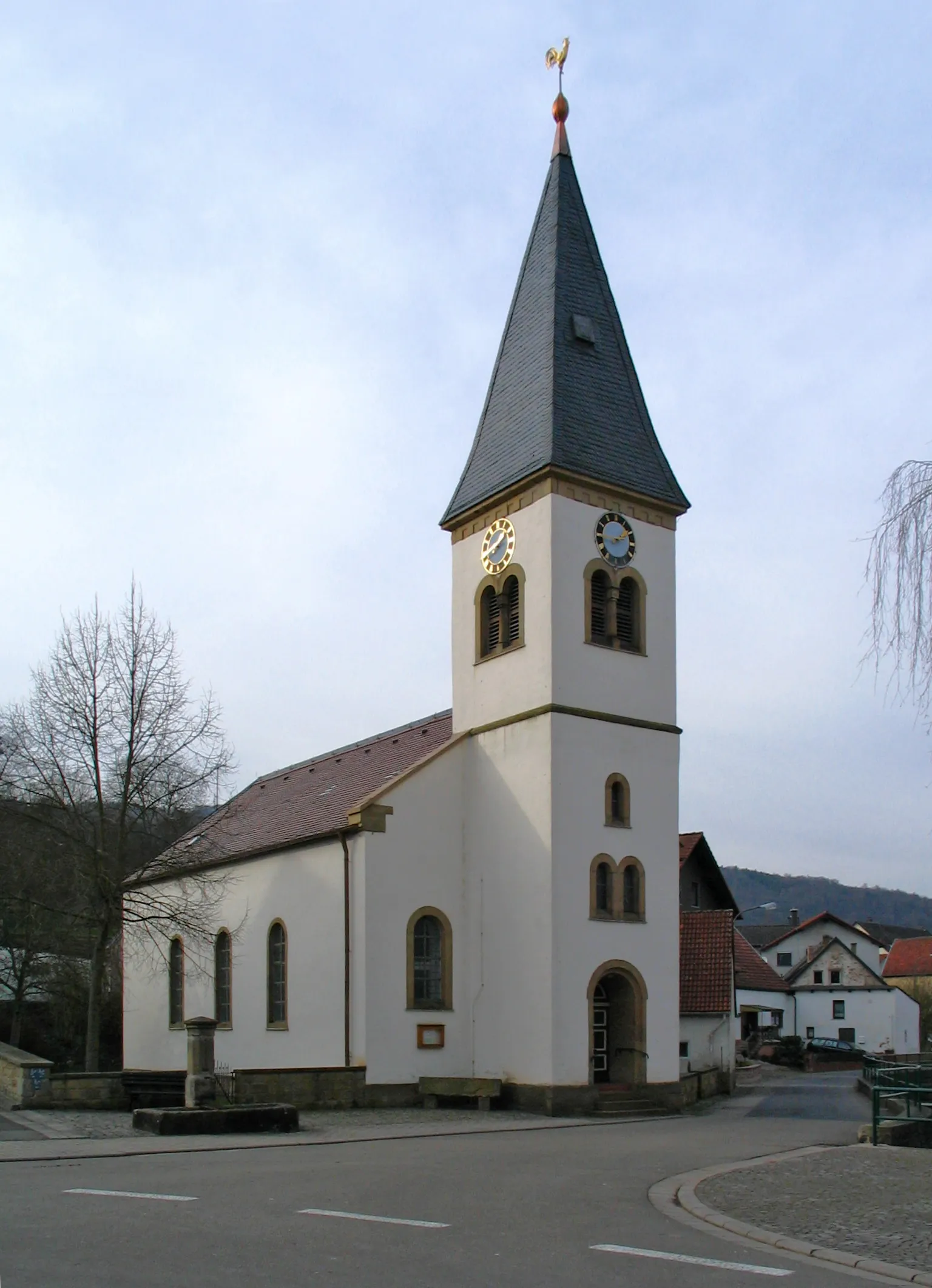 Photo showing: Die evangelische Kirche in Essweiler
