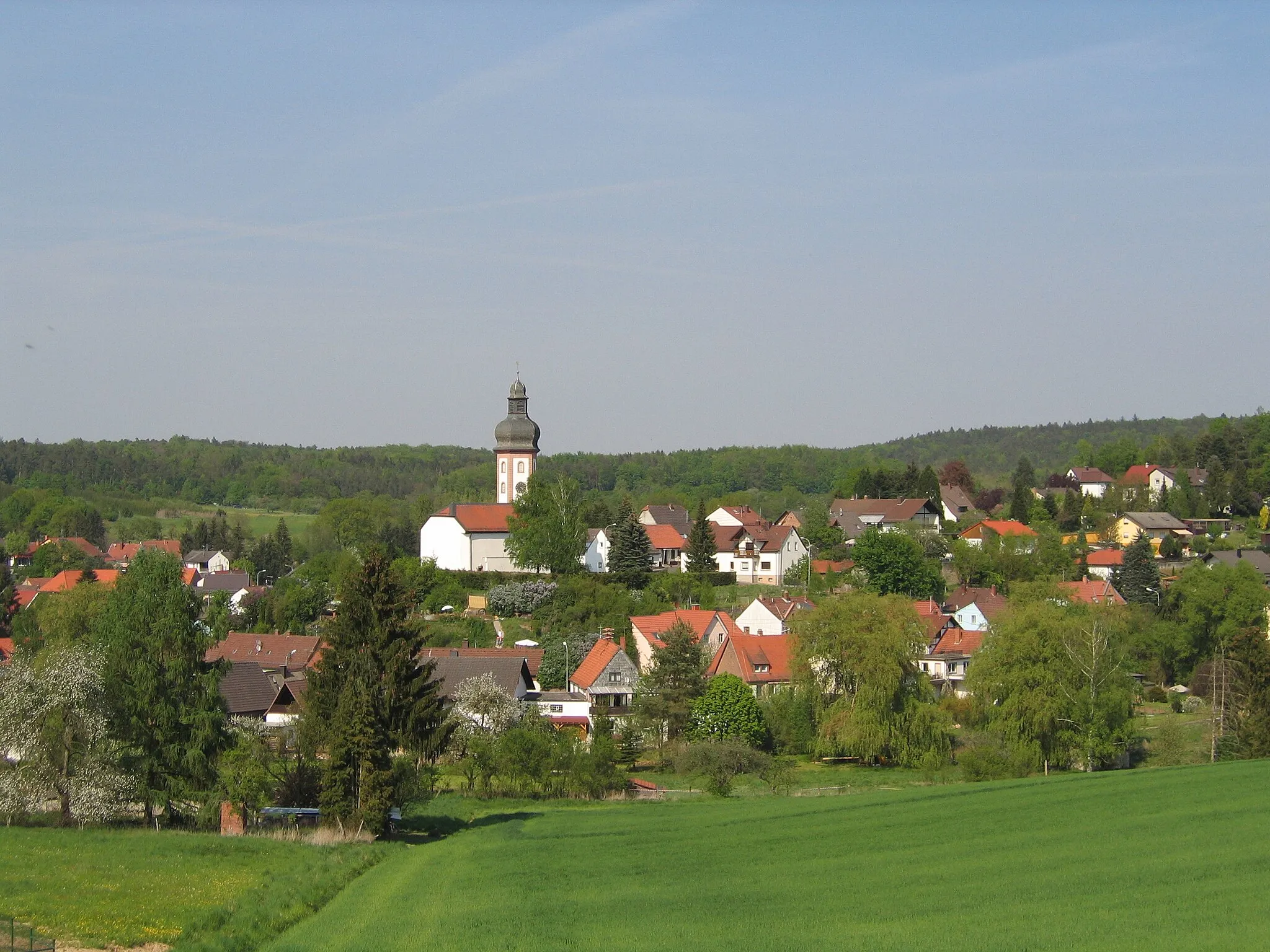 Photo showing: Blick auf Neuhemsbach von Süden