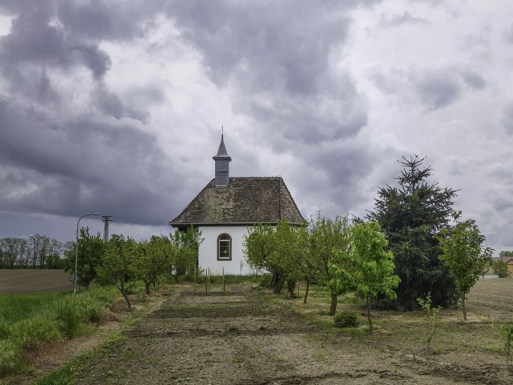 Photo showing: Arme-Seelen-Kapelle in Herxheimweyher, am Knittelsheimer Weg