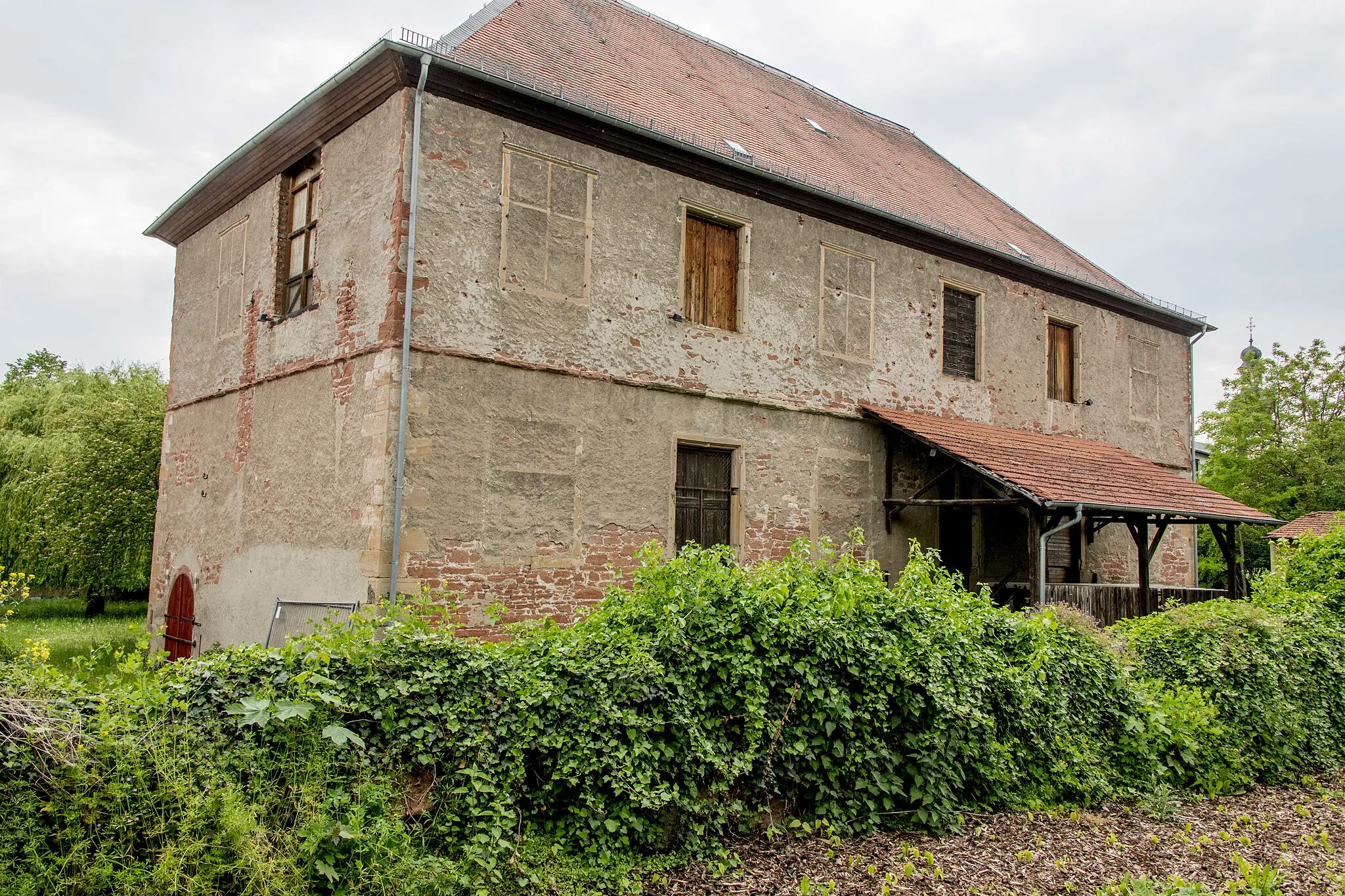 Photo showing: Bretzenheim, Velen'sches Schloss, Rückseite