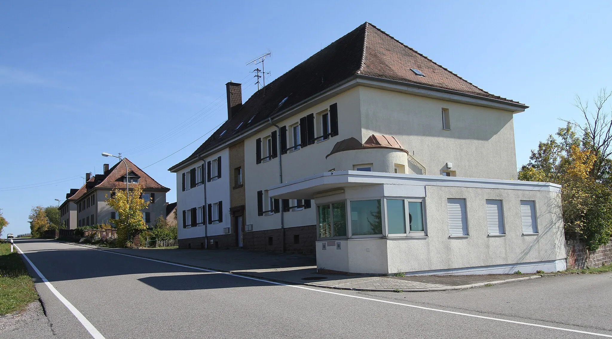 Photo showing: Former customs station Kröppen.