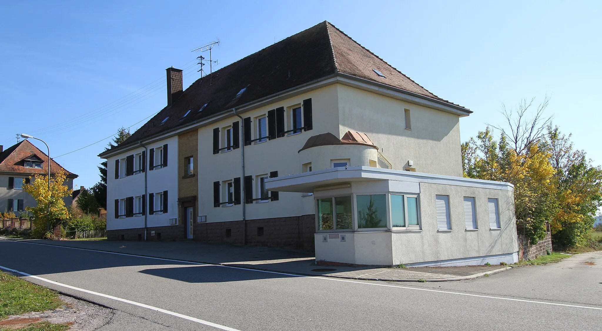 Photo showing: Former customs station Kröppen.