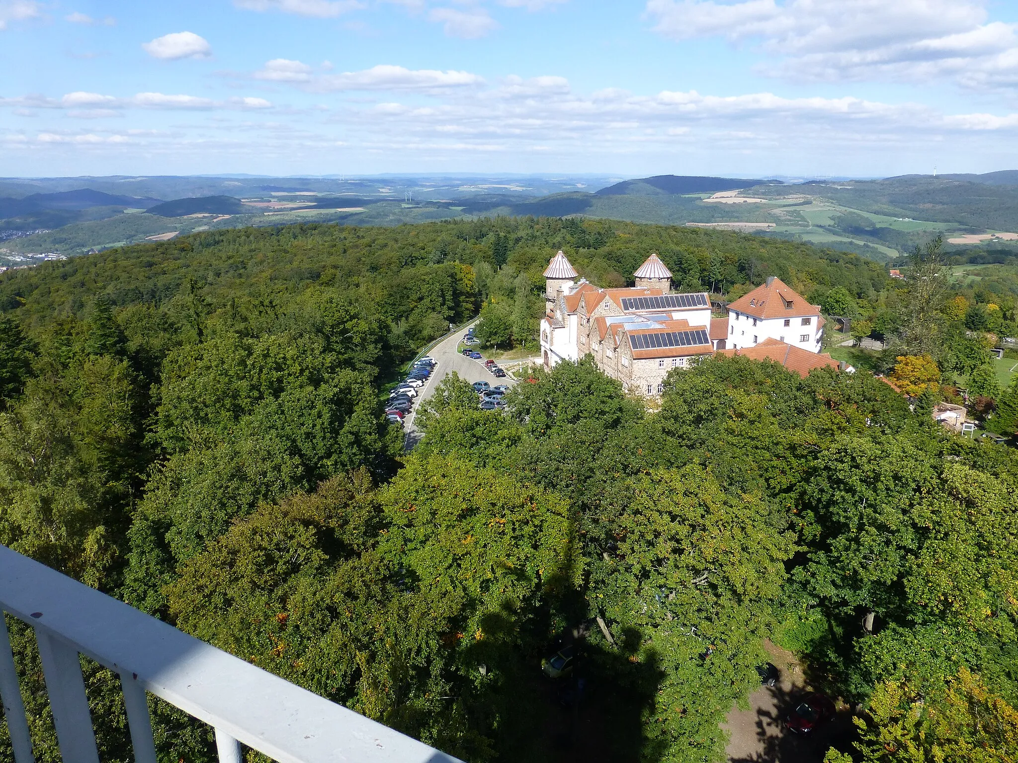 Photo showing: Blick vom Potzbergturm nordwärts