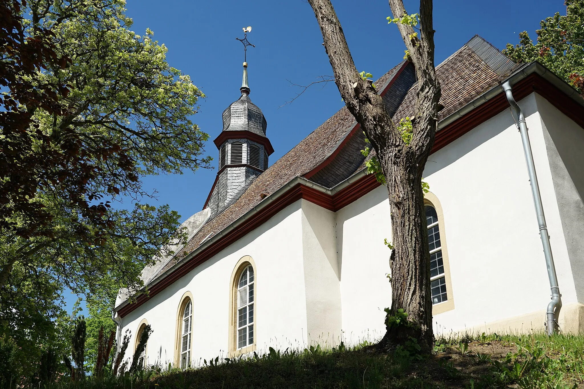 Photo showing: Evangelische Pfarrkirche Ensheim