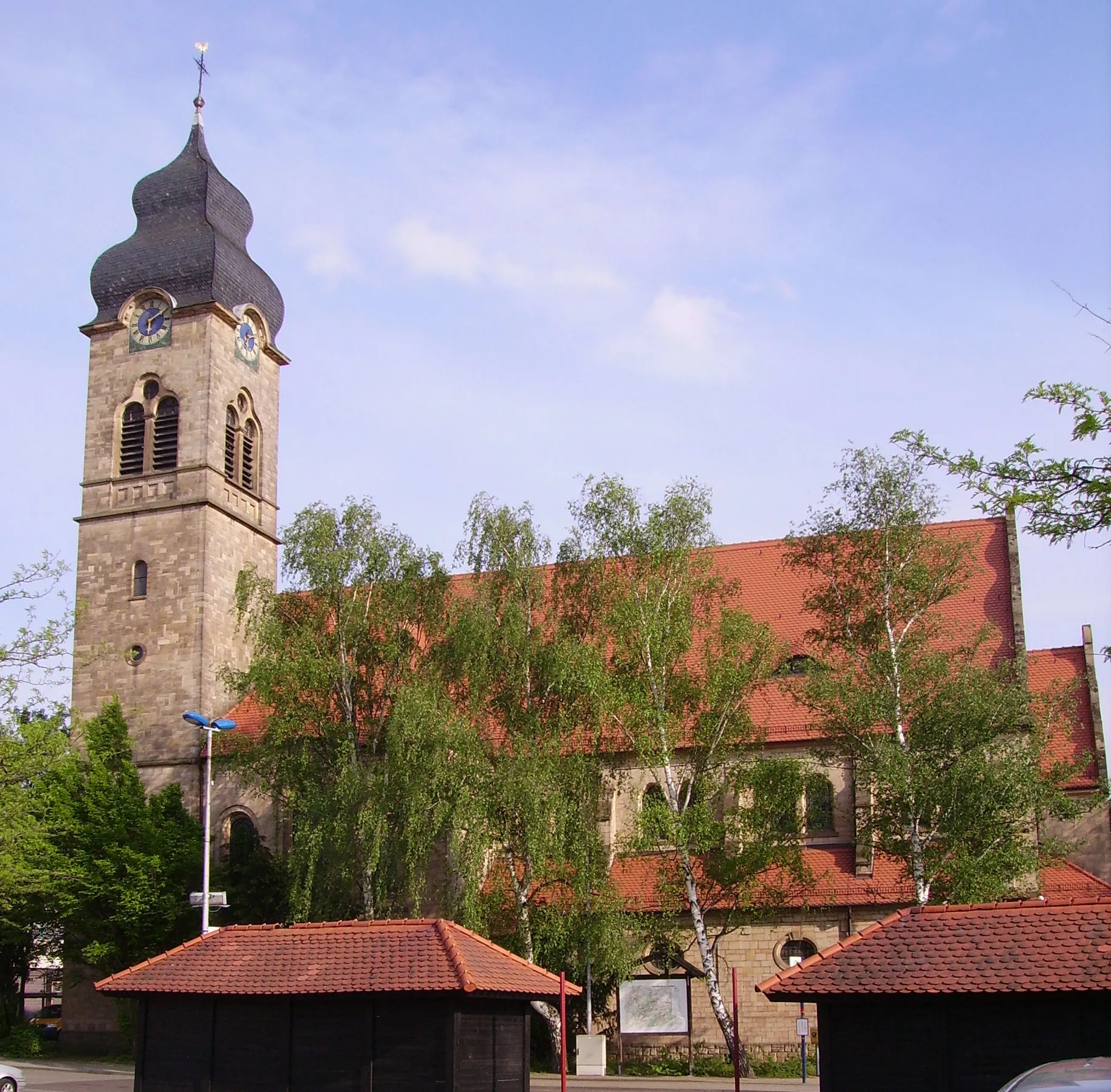 Photo showing: church in Eisenberg (Pfalz), Germany