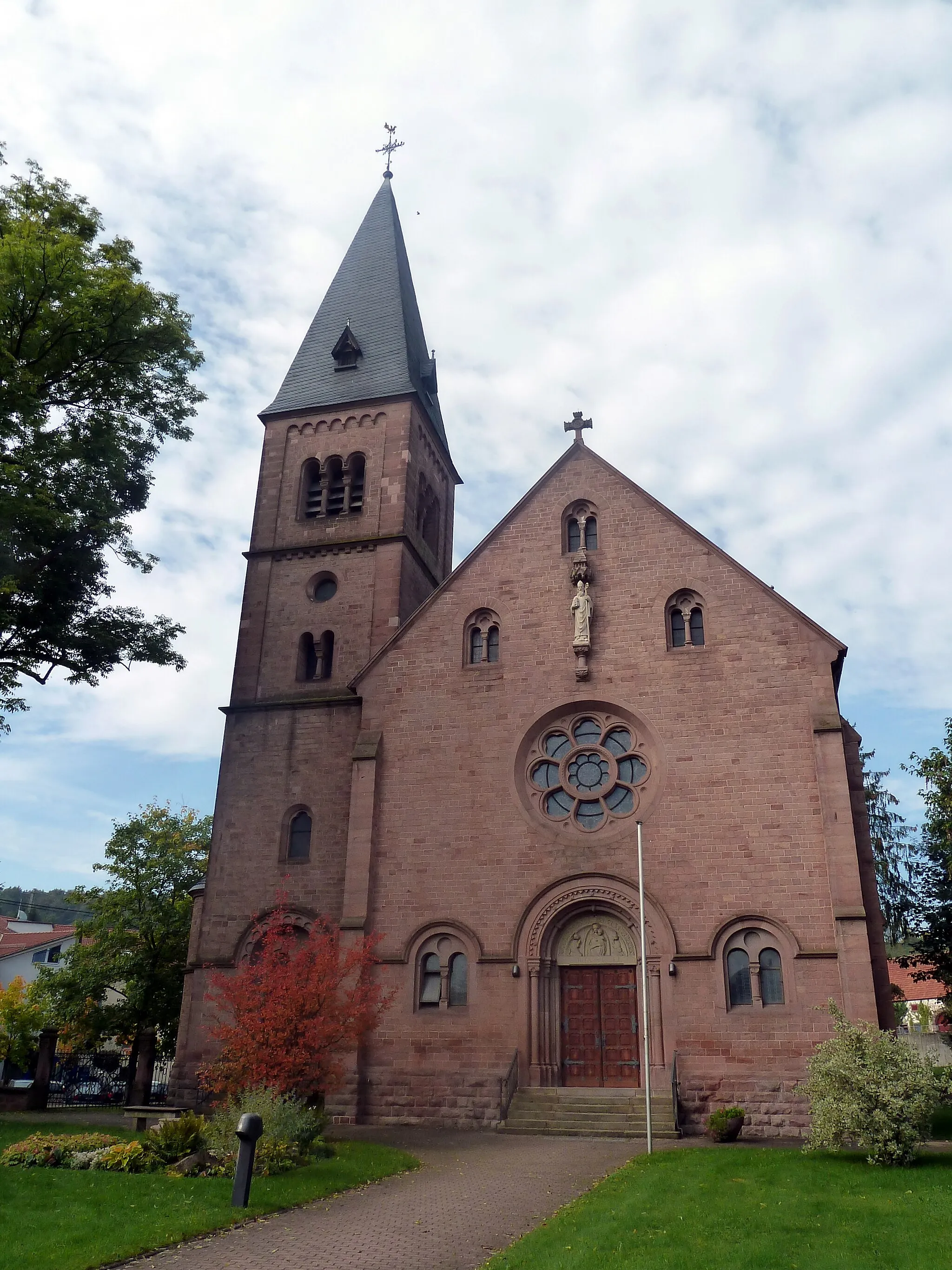 Photo showing: Kath. Kirche Sankt Pirminius   Glan-Münchweiler