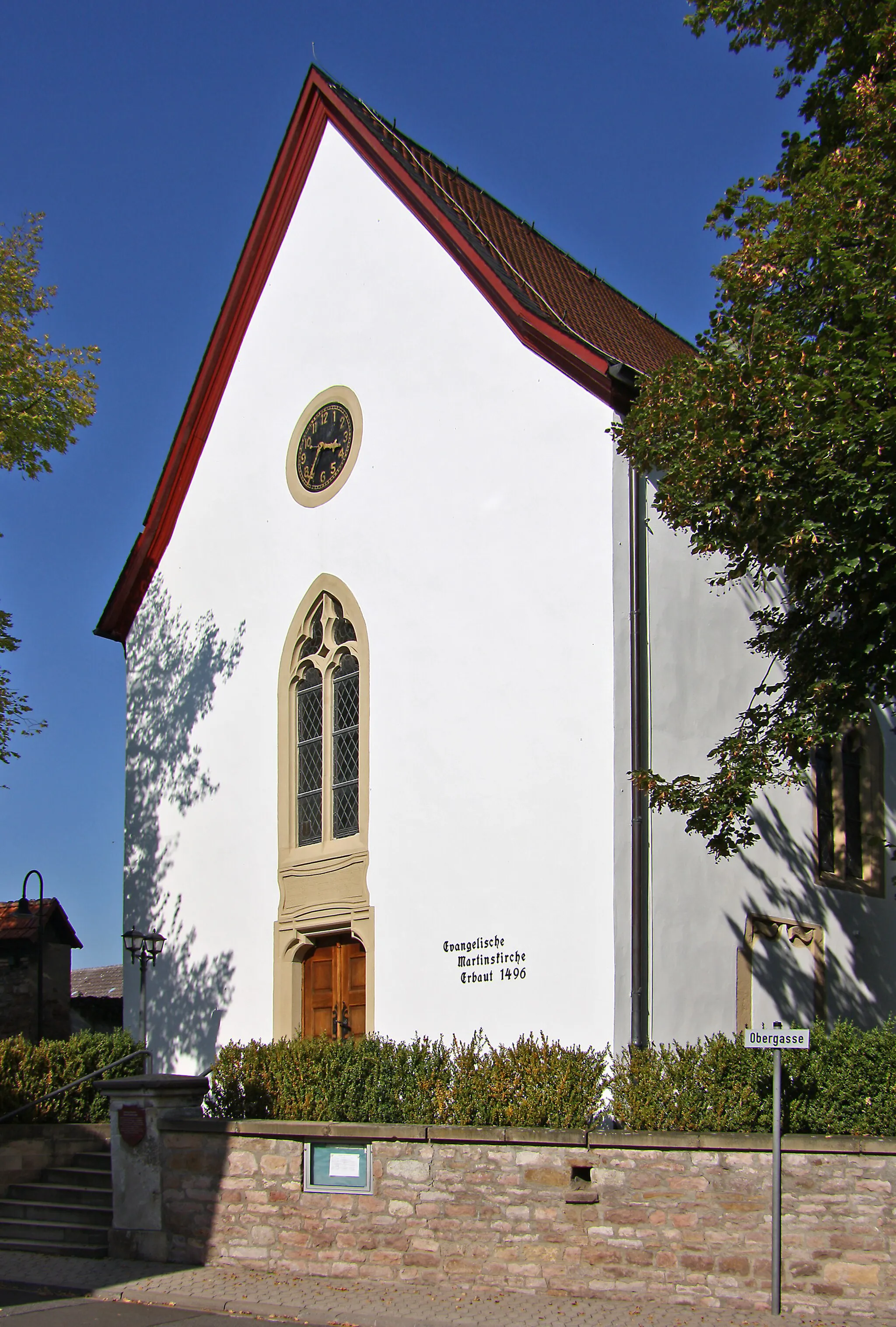 Photo showing: Biebelsheim, Evangelische Kirche, ehemals St. Martin